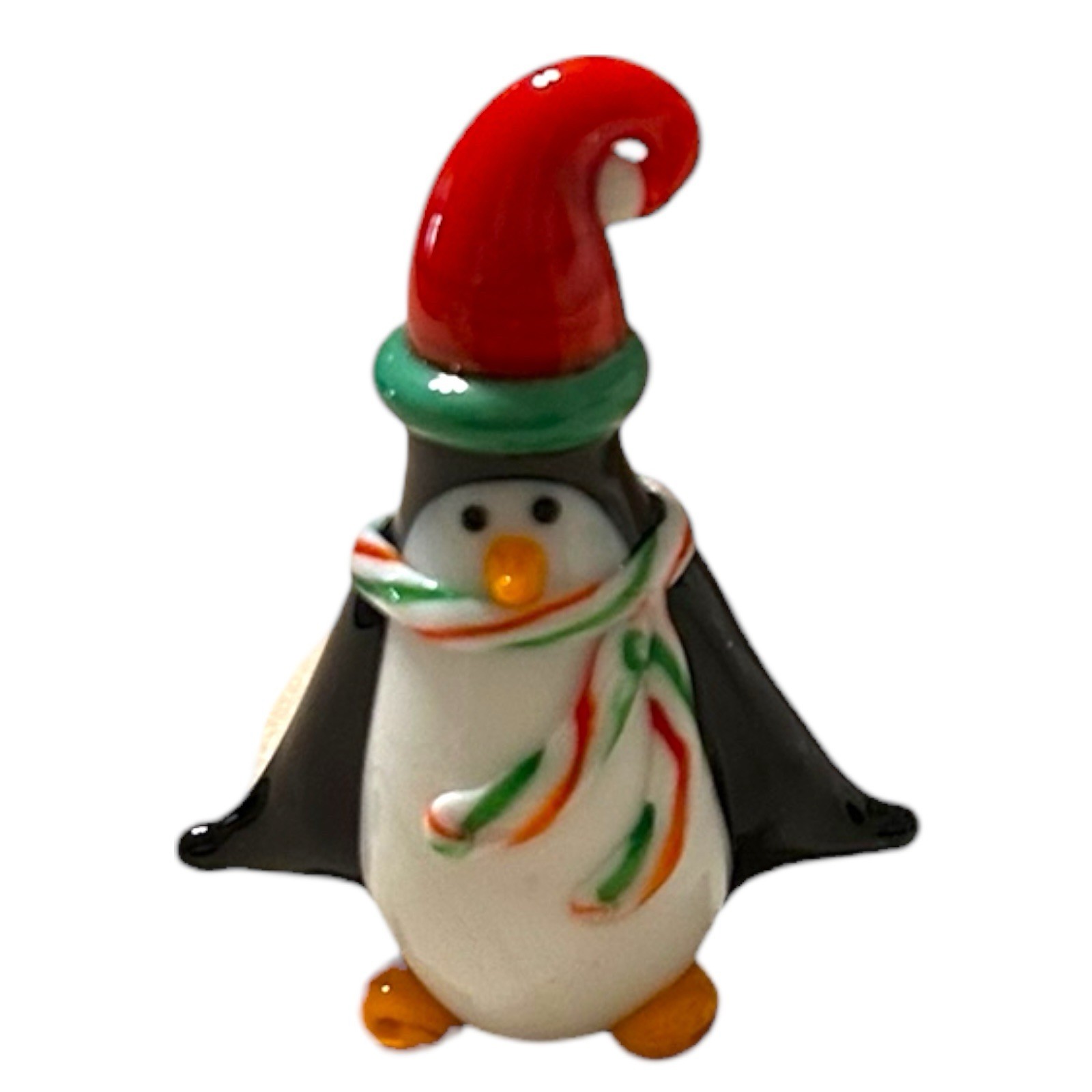 NWT Pier 1 Imports Glass Christmas Penguin Figurine New in Box 2.5” Gift