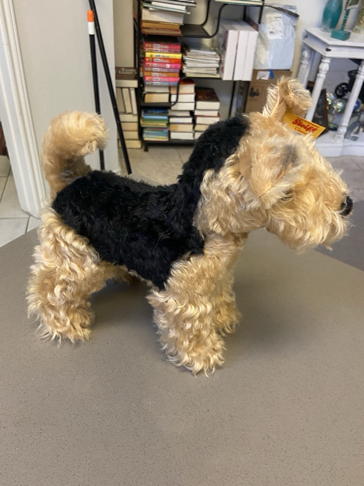 Vintage 2016 Steiff  Terri Welsh  Terrier Dog Mohair Plush #033735