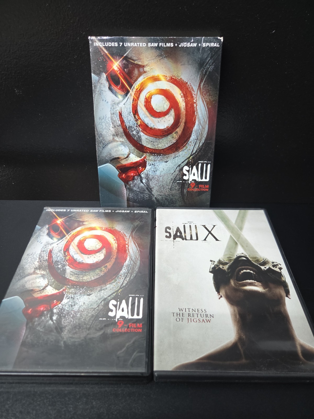 Saw Complete 10 Film Collection Dvd Slipcover EX Saw Complete 10 Film Collection Dvd Slipcover EX