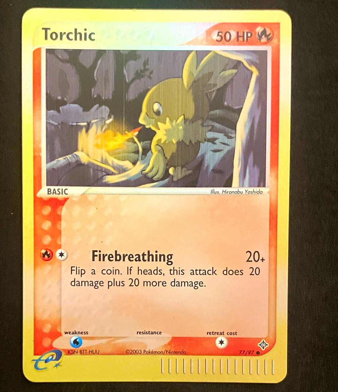 Pokemon TCG Torchic 74/109 EX Ruby & Sapphire EN Reverse Holo Pokemon TCG Torchic 74/109 EX Ruby & Sapphire EN Reverse Holo