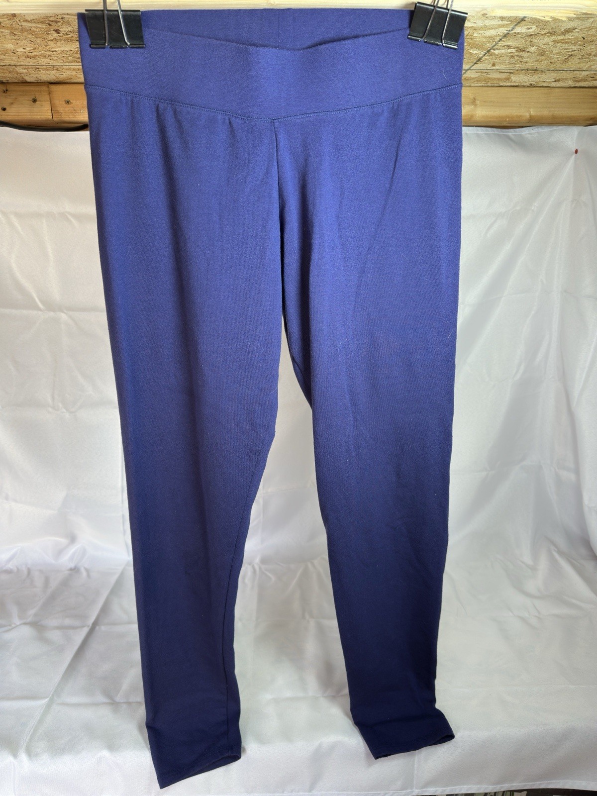 Vintage Women’s Lildy Leggings Size (L-XL) Wide Waistband Purple COMFY Cotton Vintage Women’s Lildy Leggings Size (L-XL) Wide Waistband Purple COMFY Cotton