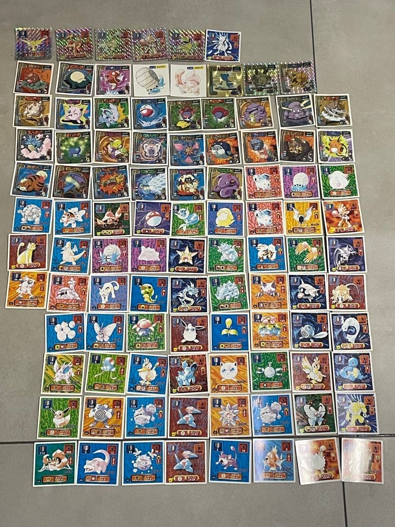 Amada Topsun Pokemon Sticker 100 Piece Lot Collectible 13+