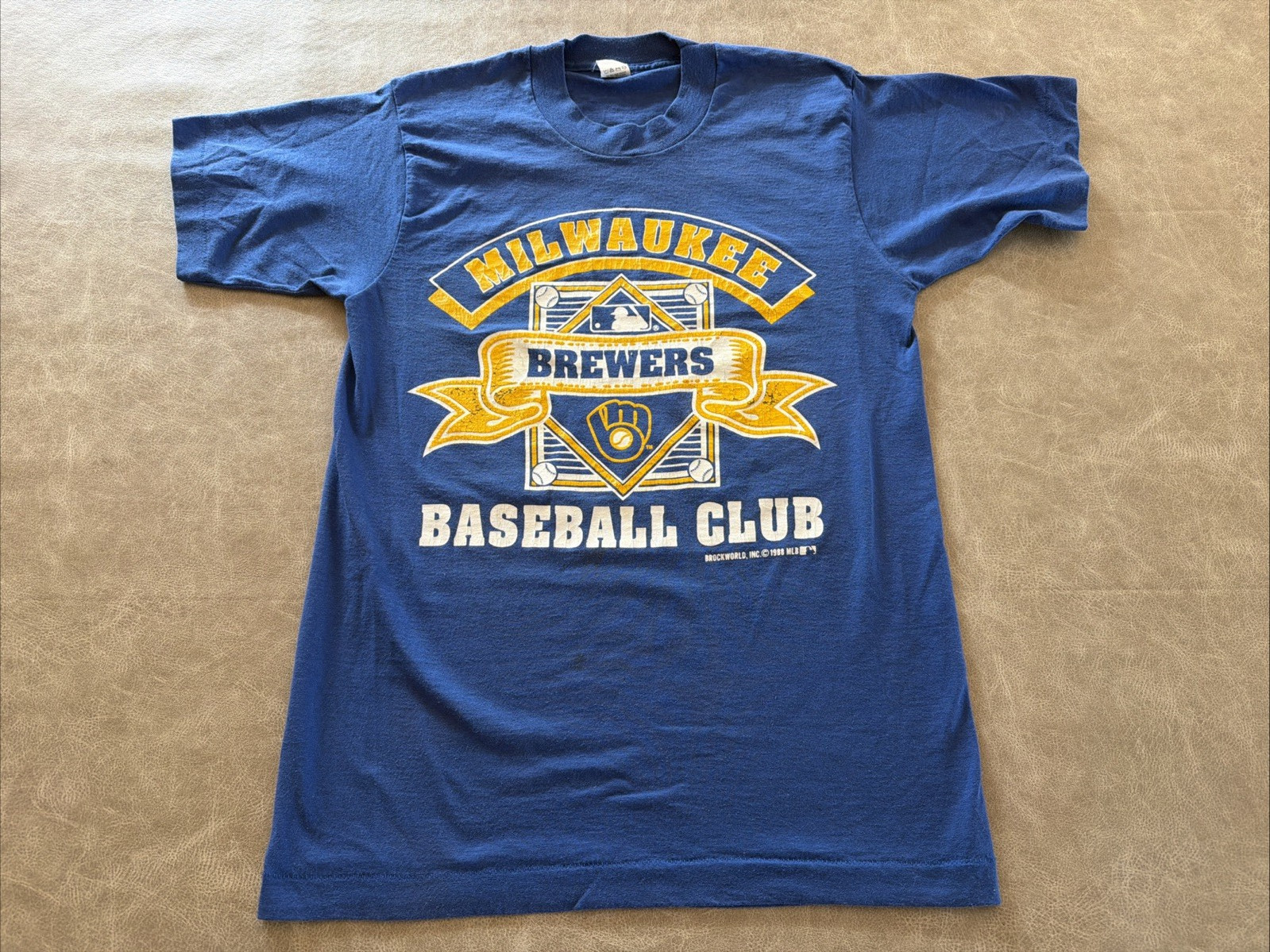 Vintage 1988 Milwaukee Brewers Velva Sheen T Shirt Men's Medium Vintage 1988 Milwaukee Brewers Velva Sheen T Shirt Men's Medium