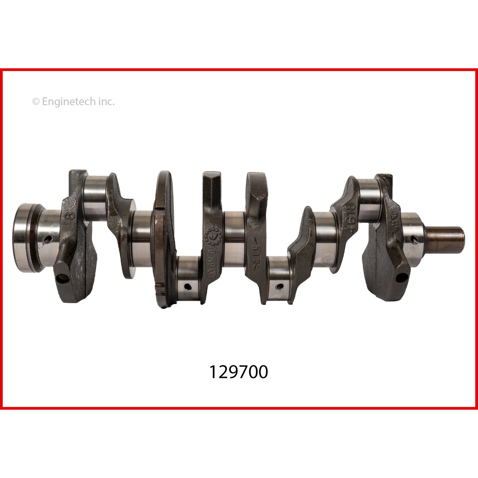 Enginetech 129700 GM 2.2L Crank Kit w/ Bearings, Reman, 1998-2003
