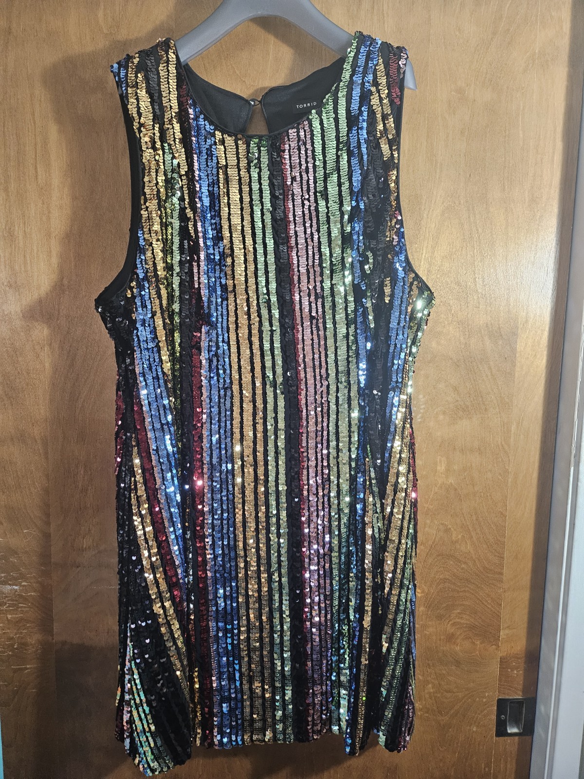 Torrid NWT 4x Mini bodycon Multicolor Sequin Dress Beautiful Multicolor Torrid NWT 4x Mini bodycon Multicolor Sequin Dress Beautiful Multicolor