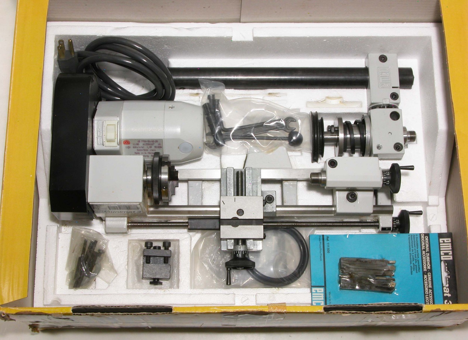 Emco Unimat 3 Mini Lathe with Accessories
