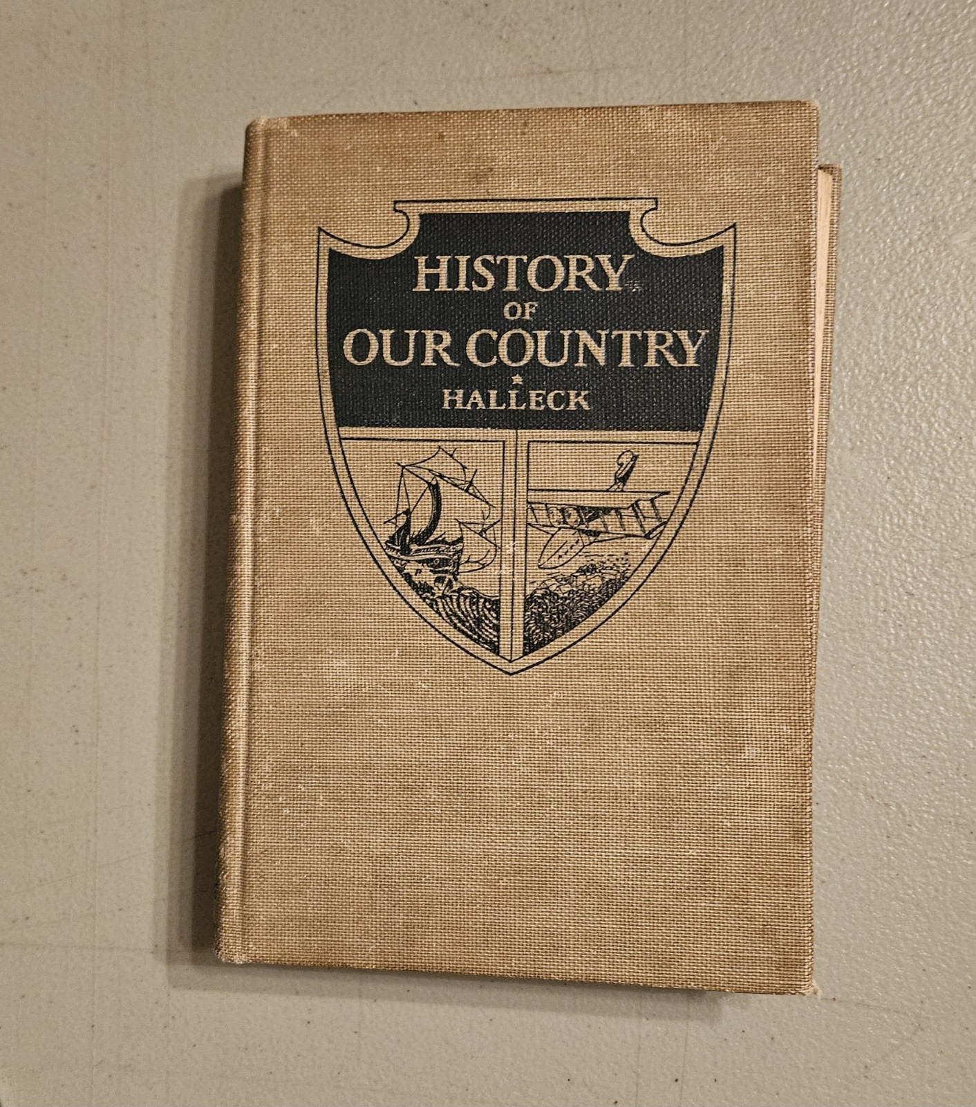 1923 Antique History Book \
