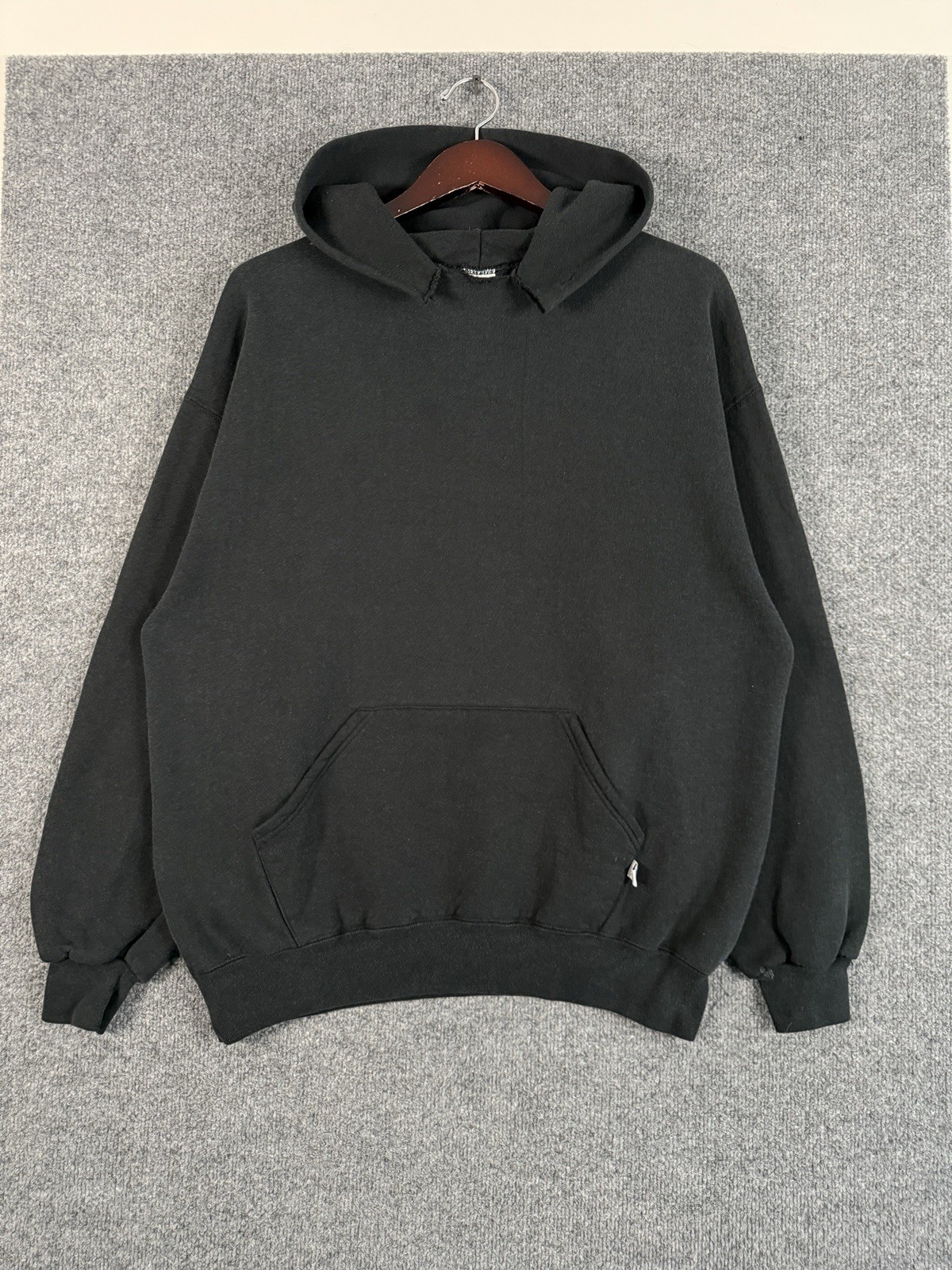 Vintage 90s Russell Athletic Blank Heavyweight Hoodie Sz XL Black Made In USA Vintage 90s Russell Athletic Blank Heavyweight Hoodie Sz XL Black Made In USA