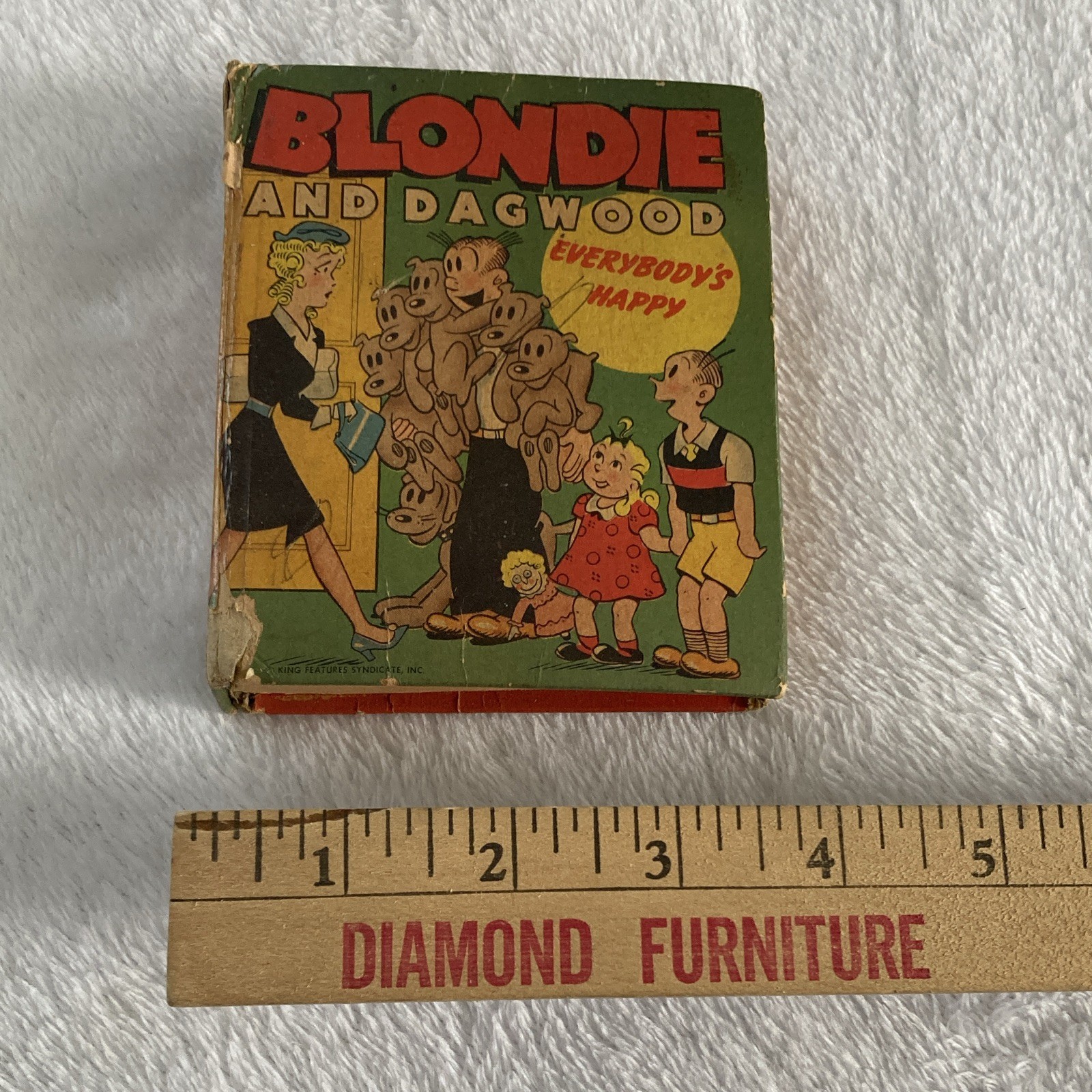 Blondie & Dagwood Everybody\'s Happy Chic Young Whitman Hardcover Illustrated