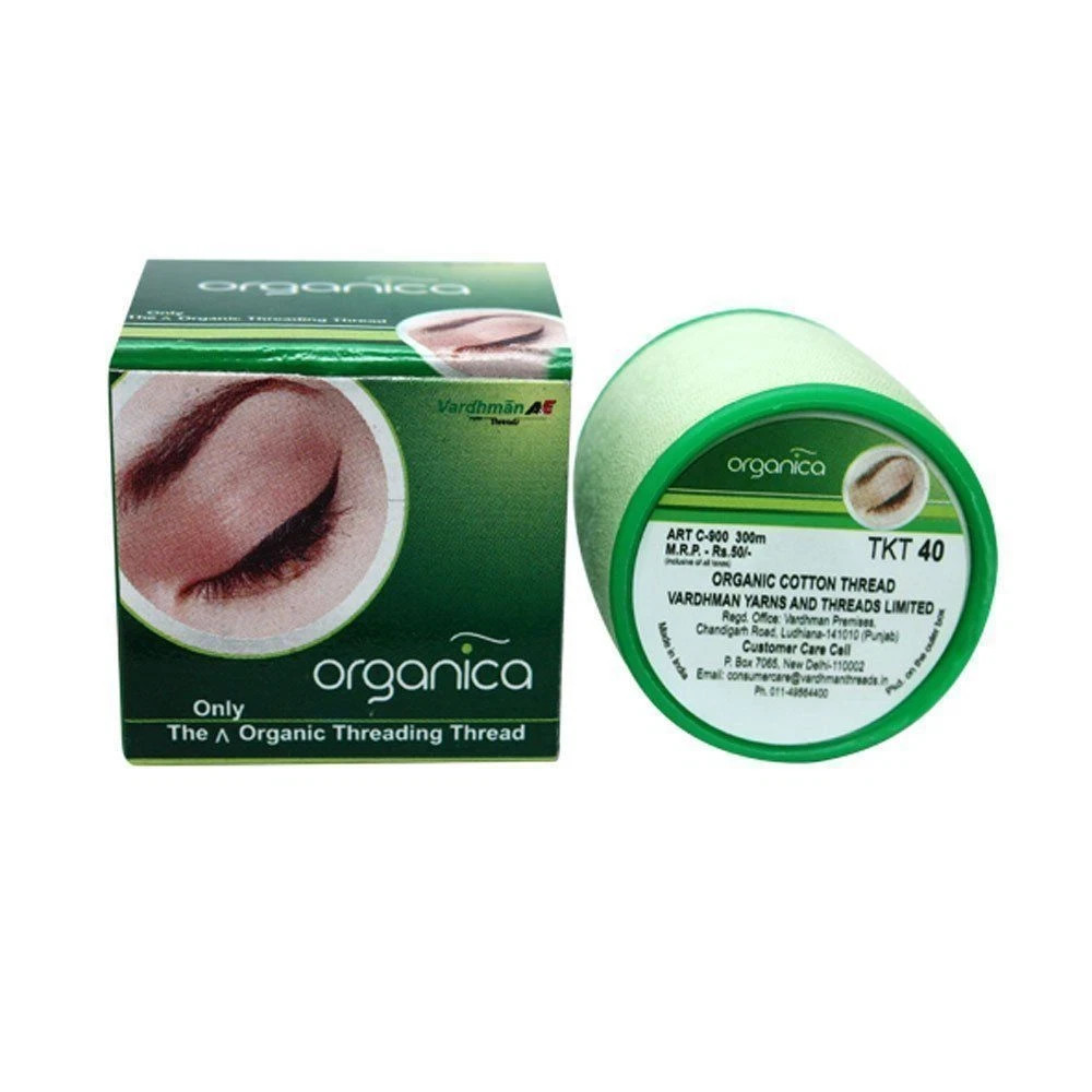 5 PC\'s ORGANICA EYEBROW ANTIBACTERIAL COTTON THREAD 