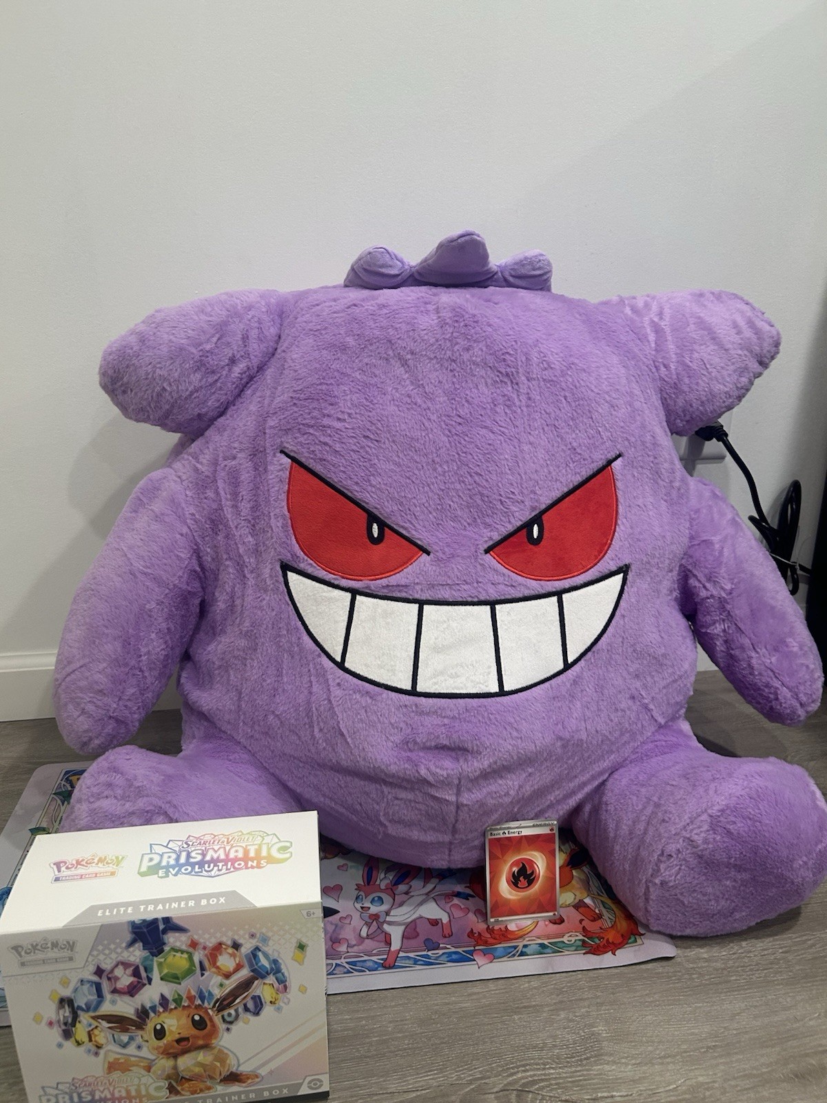 Giant Gengar Plush 30” LIFE SIZE Stuffed Animal Large Pokemon Purple Pillow Toy