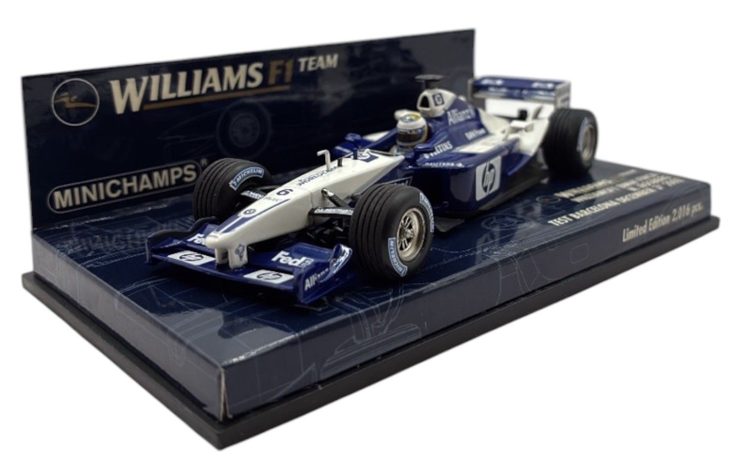 Minichamps 1/43 F1 Williams BMW FW24 Test Barcelona N.Rosberg 400020099 Minichamps 1/43 F1 Williams BMW FW24 Test Barcelona N.Rosberg 400020099
