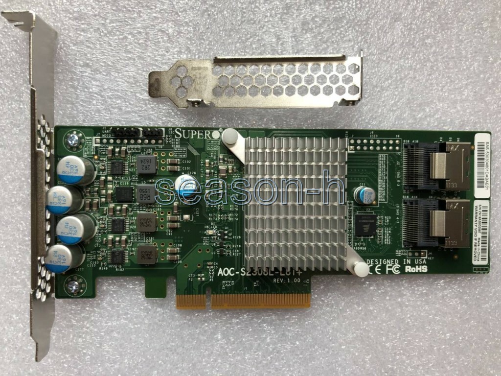SuperMicro AOC-S2308L-L8I+ 8 Ports SAS-600 PCIe 6Gb/s Server  raid0/1/10/JBOD  
