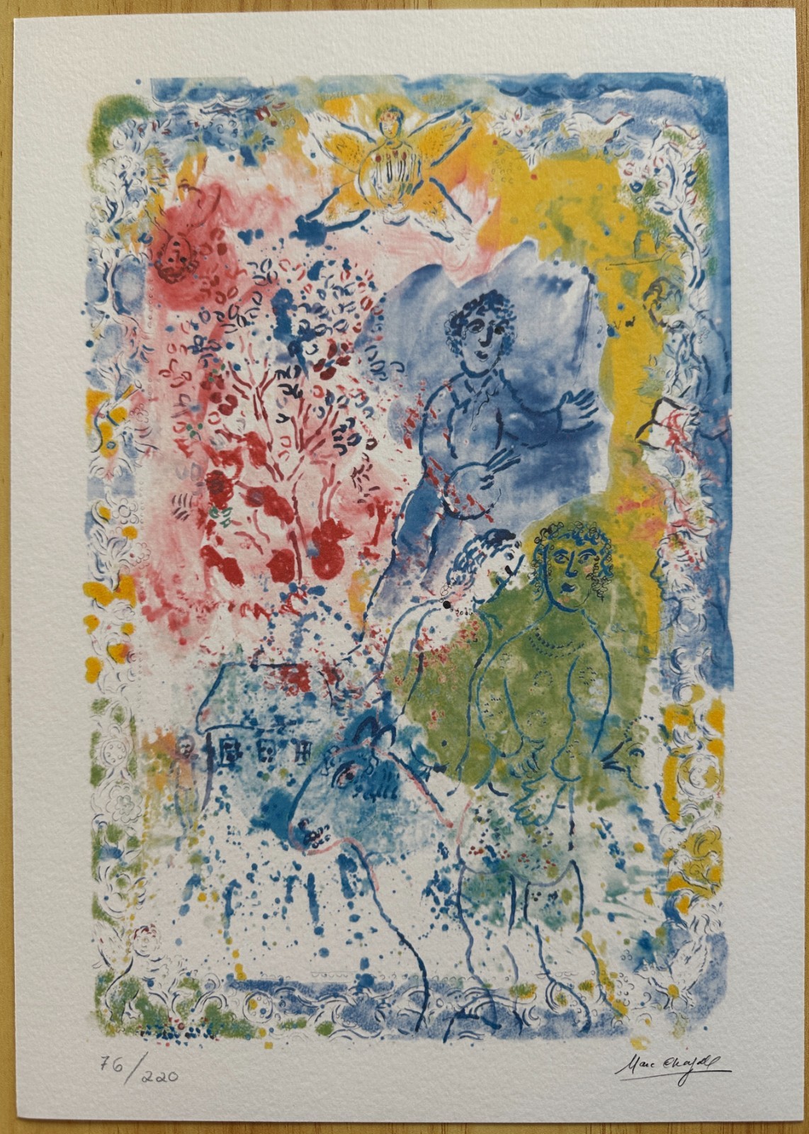 Marc Chagall Signed & Numbered Edition Lithograph