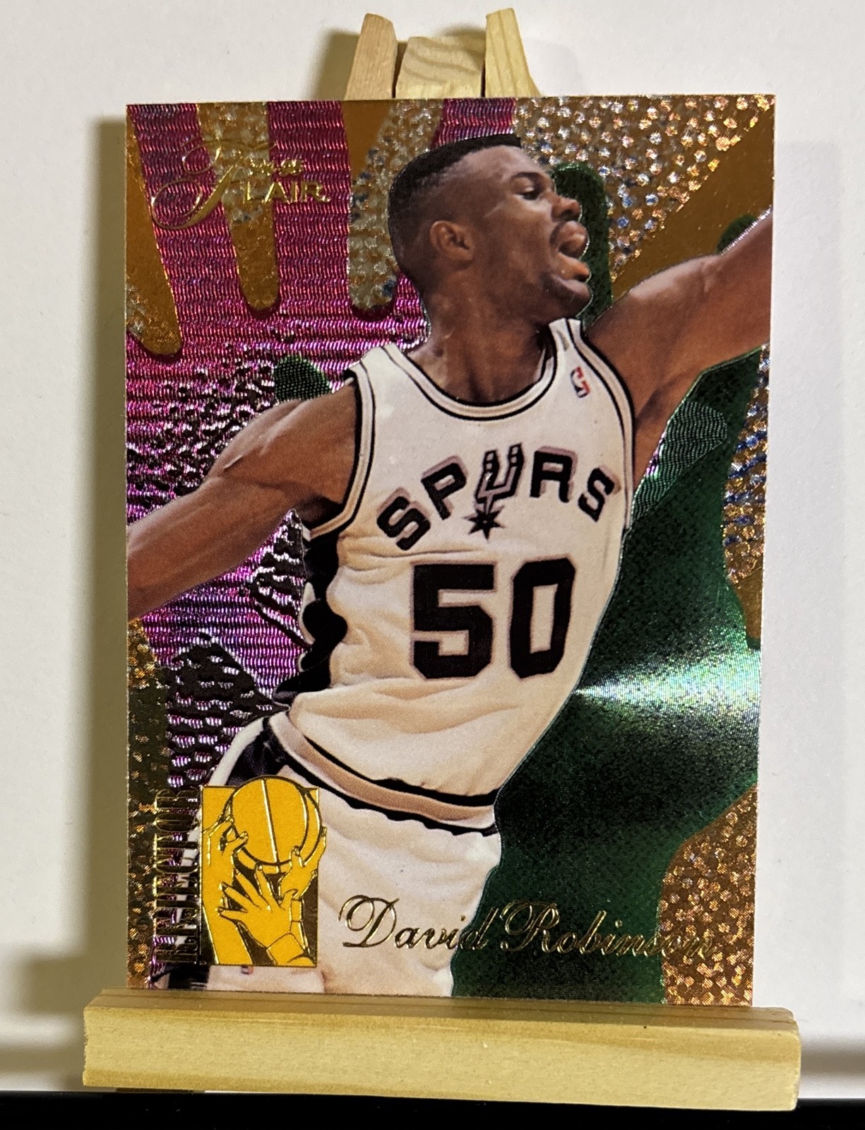 1994-95 Flair - Rejector David Robinson #6 1994-95 Flair - Rejector David Robinson #6