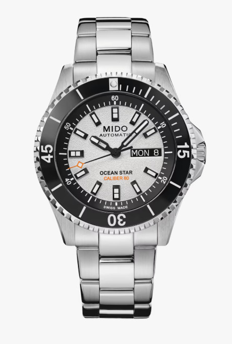 Mido Ocean Star 200 White Dial Rotating Bezel Men Watch M0269301101100