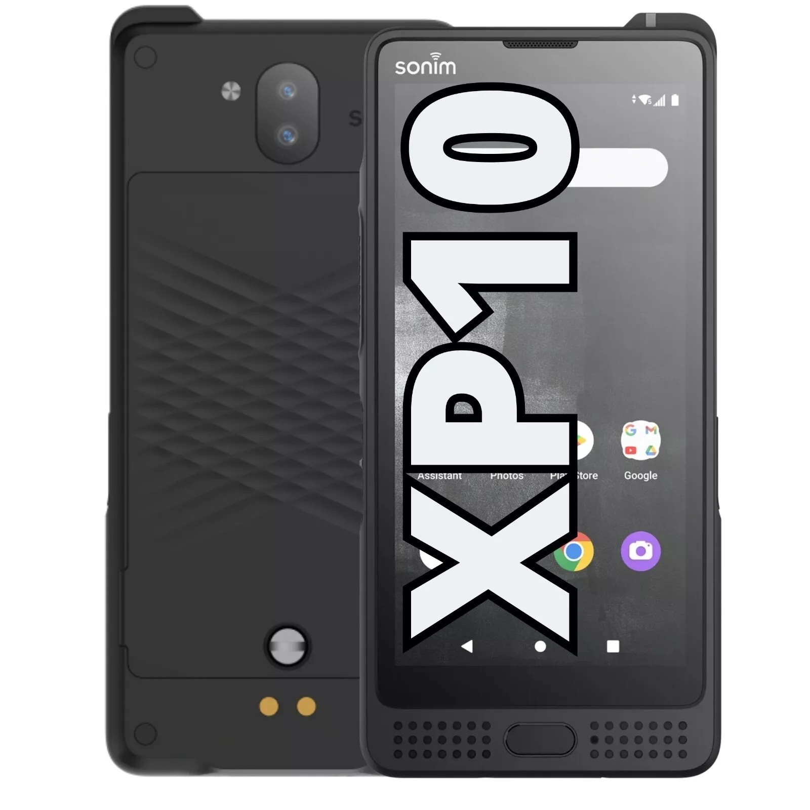 Good 6/10 Sonim XP10 XP9900 - 128 GB - Black (AT&T UNLOCKED) RUGGED