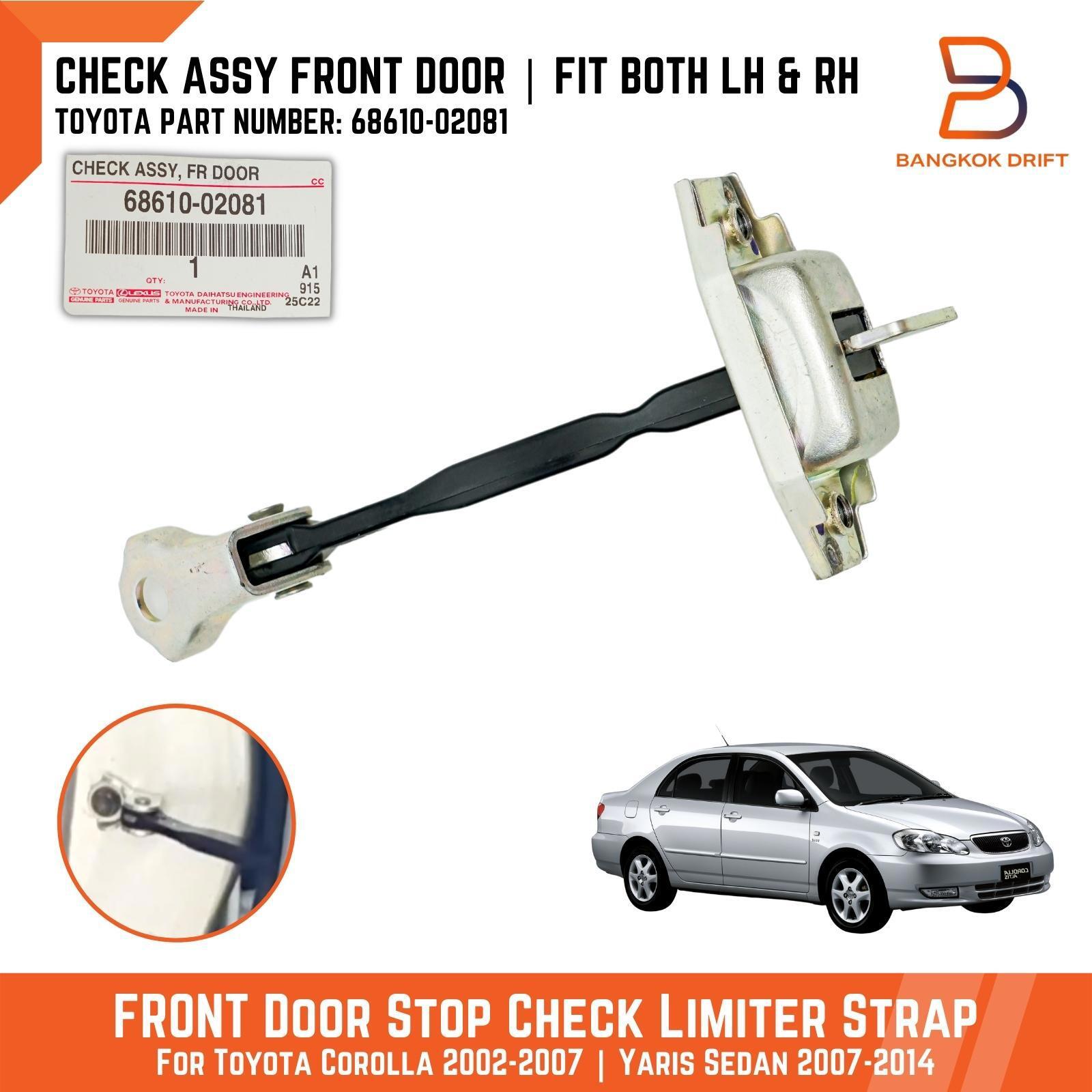 Front Door Check Link Stopper For Toyota Corolla 03-08 Yaris Sedan 07-12 Genuine
