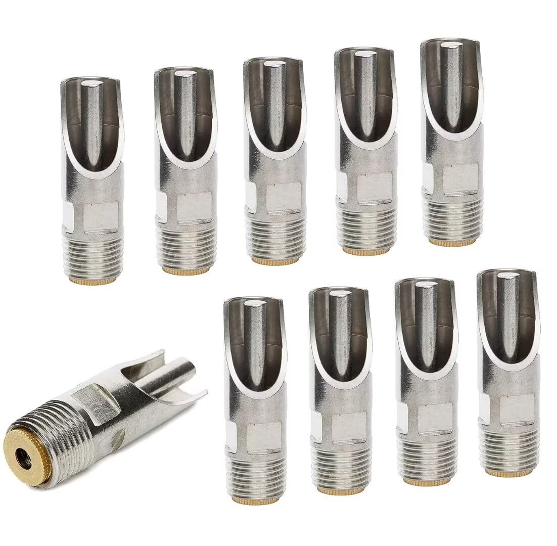 Baimeixun Pack of 10 Stainless Steel NPT 1/2\