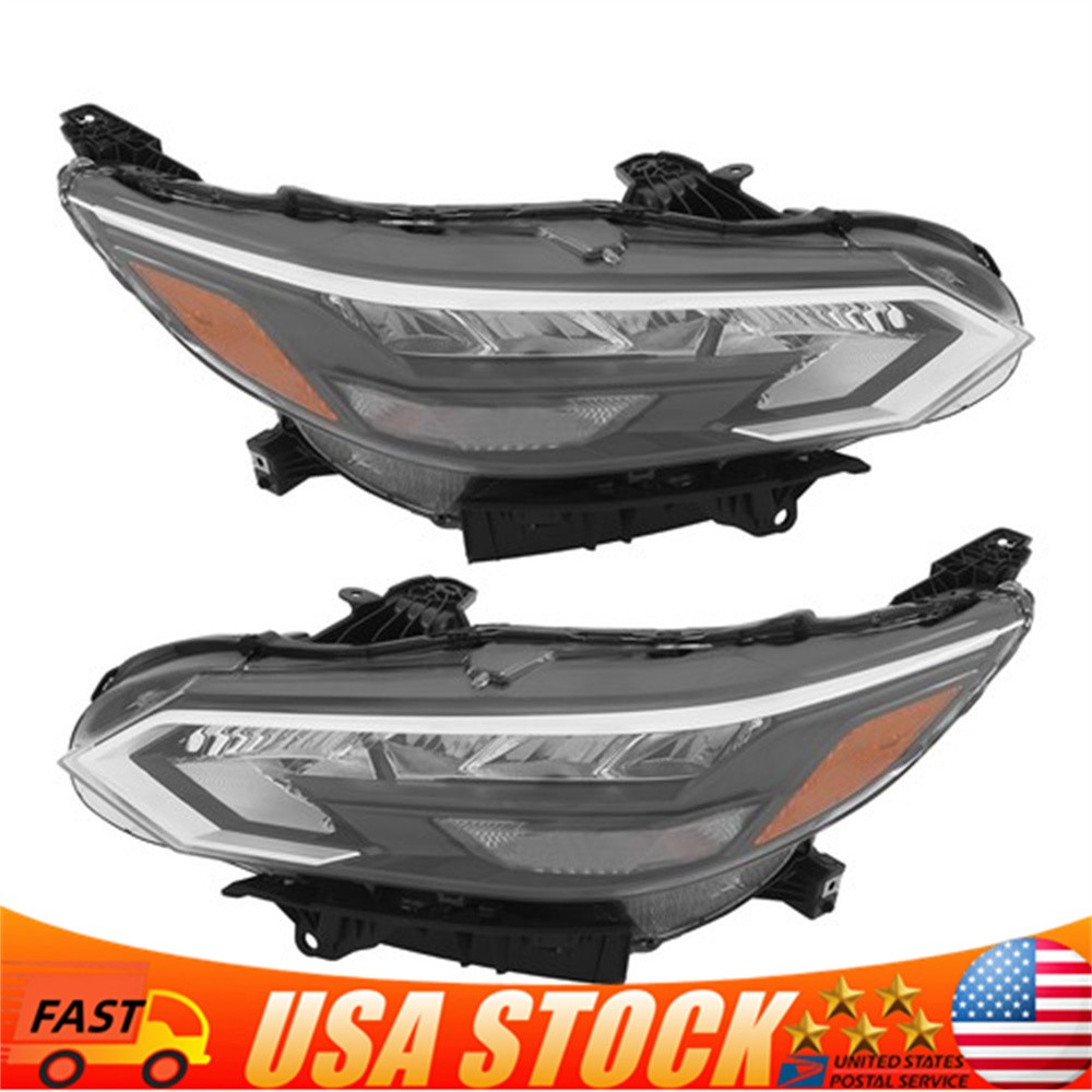 Pair LED Headlights For 2024-2025 Nissan Sentra SR Headlamps (7-Pins) Left+Right