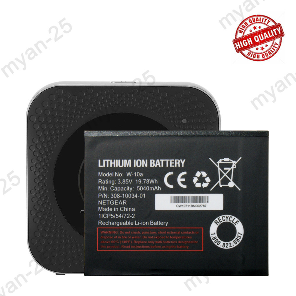 NEW Battery for AT&T Netgear Nighthawk LTE Mobile Hotspot MR1100 W-10A 5040mAh