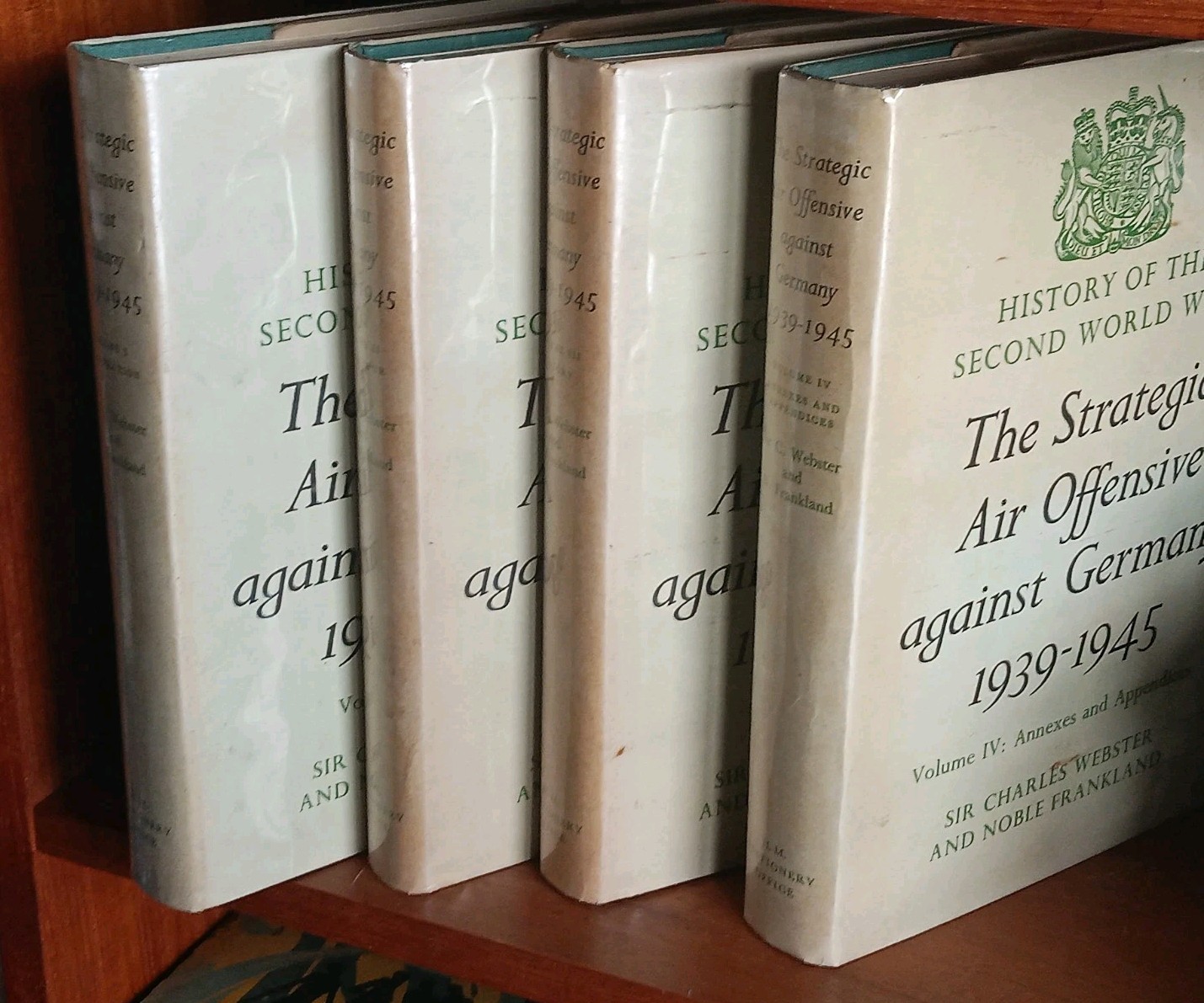 History of the Second World War: The Strategic Air Offensive 4 Volumes British