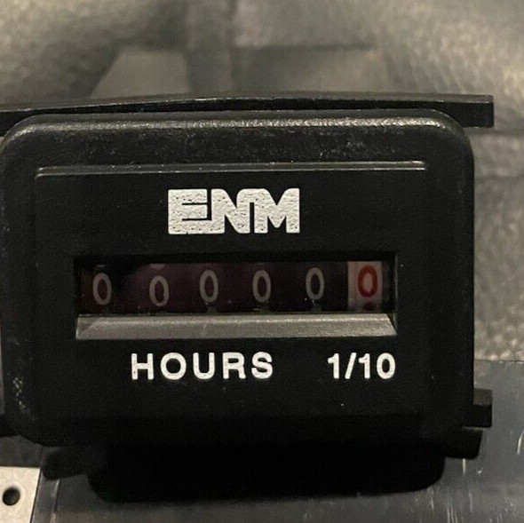 Enm T41d45 Dc Hour Meter,6-Digit,Flush Rectangular NEW Enm T41d45 Dc Hour Meter,6-Digit,Flush Rectangular NEW