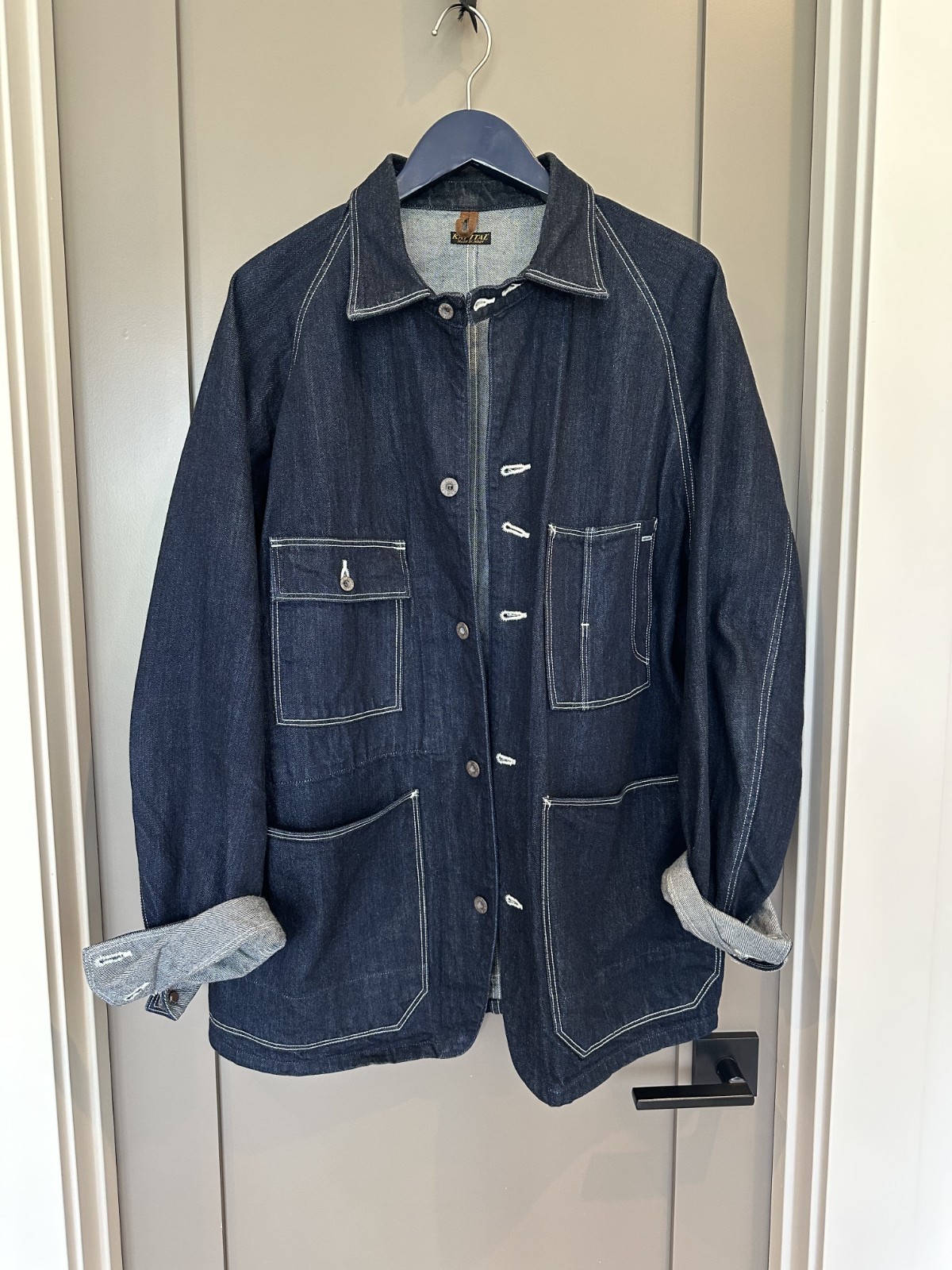Kapital 12oz Denim Cactus Coverall - Deep Indigo - Size 4 - Excellent Condition