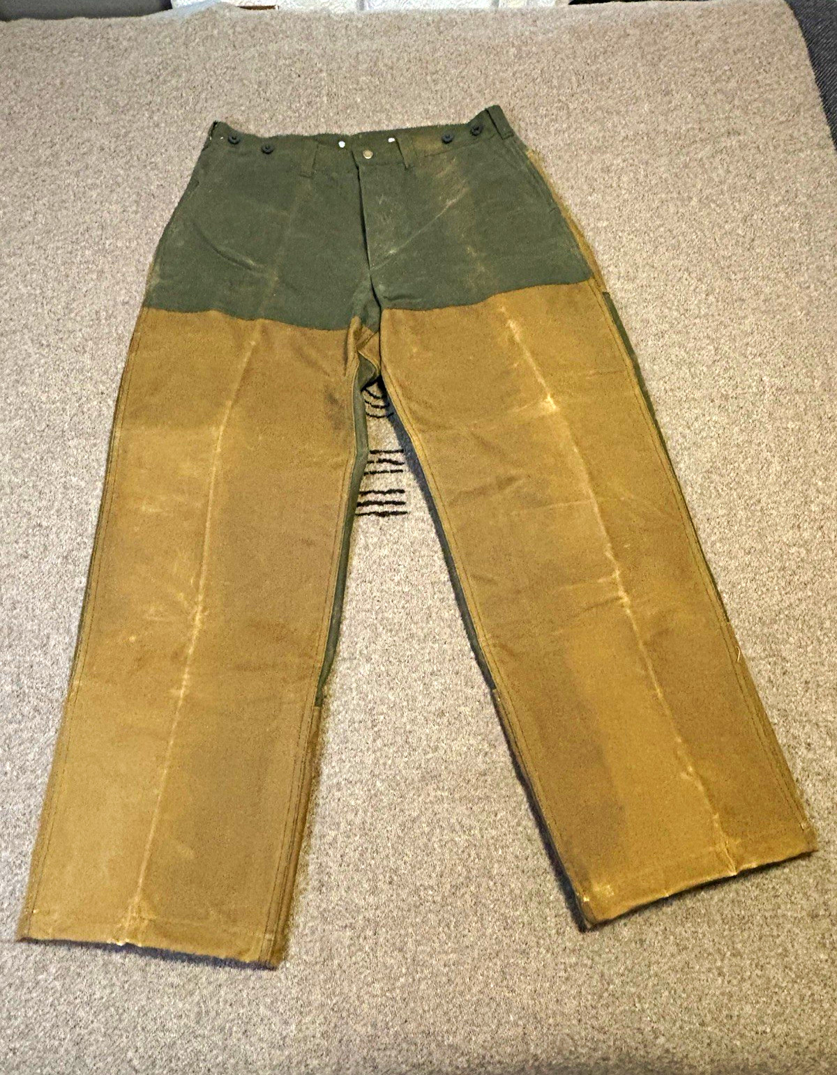 Filson Style 467 Waxed Cotton Hunting Pant Shelter/Tin Cloth 36x32 USA