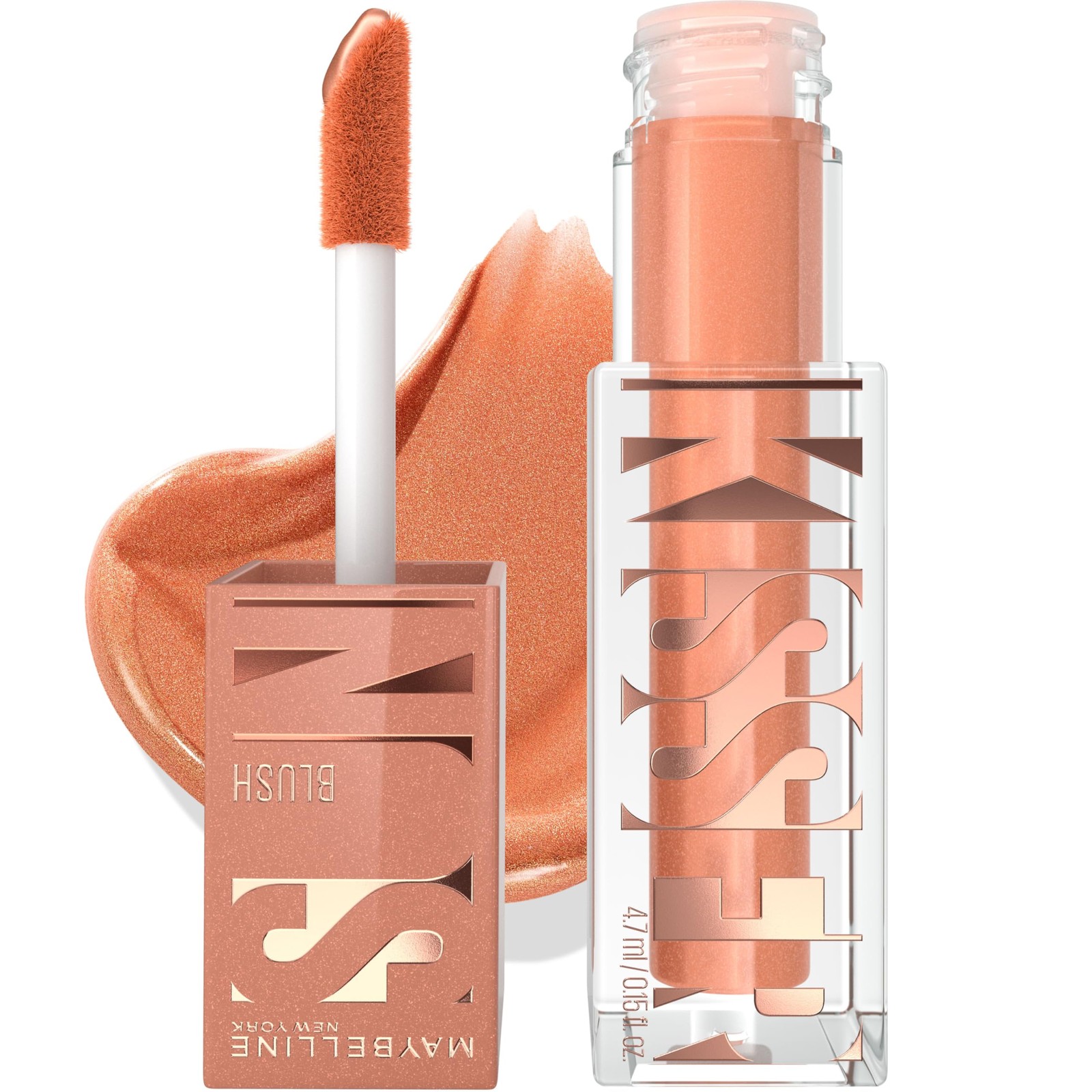 Maybelline Sunkisser Liquid Blush 0.23 Fl Oz 12Hr Wear Glowy Cheeks 10 Shades Maybelline Sunkisser Liquid Blush 0.23 Fl Oz 12Hr Wear Glowy Cheeks 10 Shades