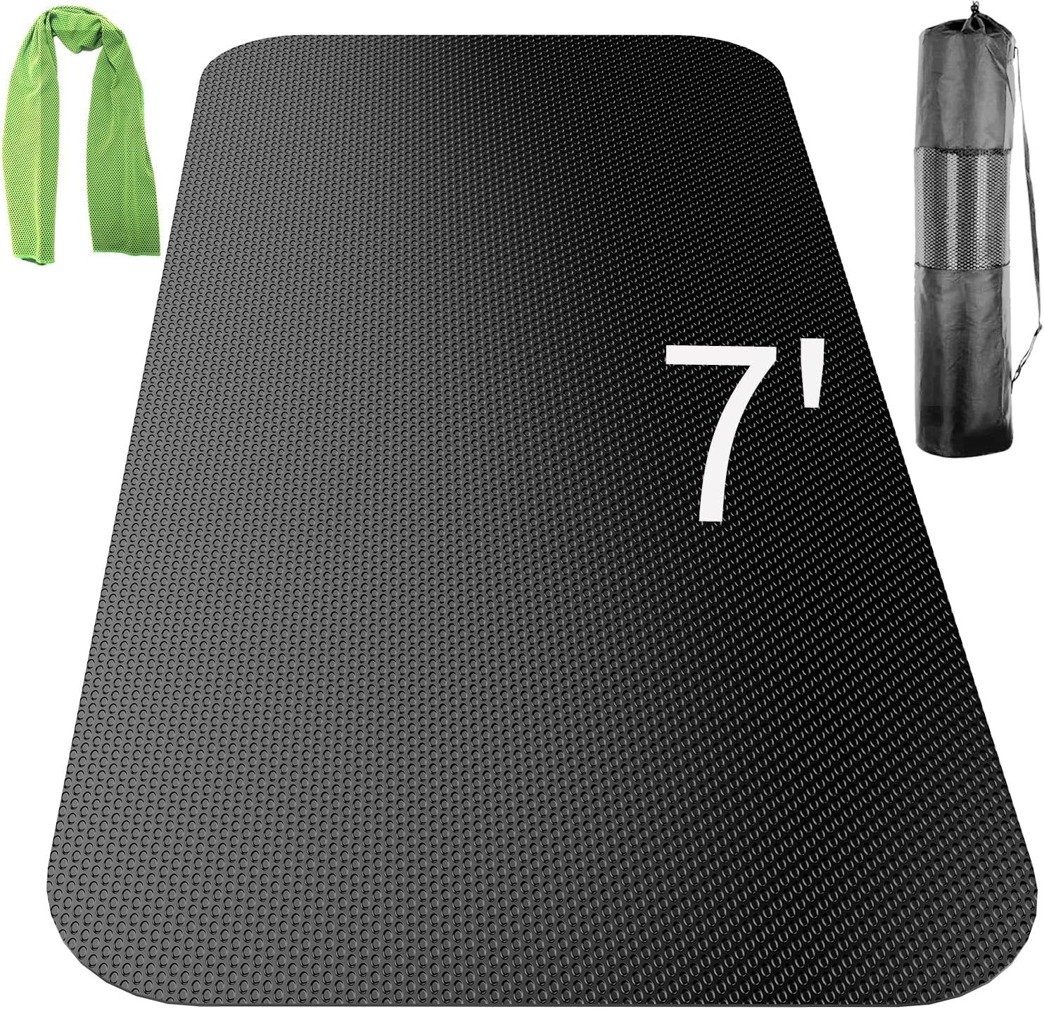 Large Exercise Mat, Equipment Mat,Treadmill Bike Workout Mats for Home Gym Fl...