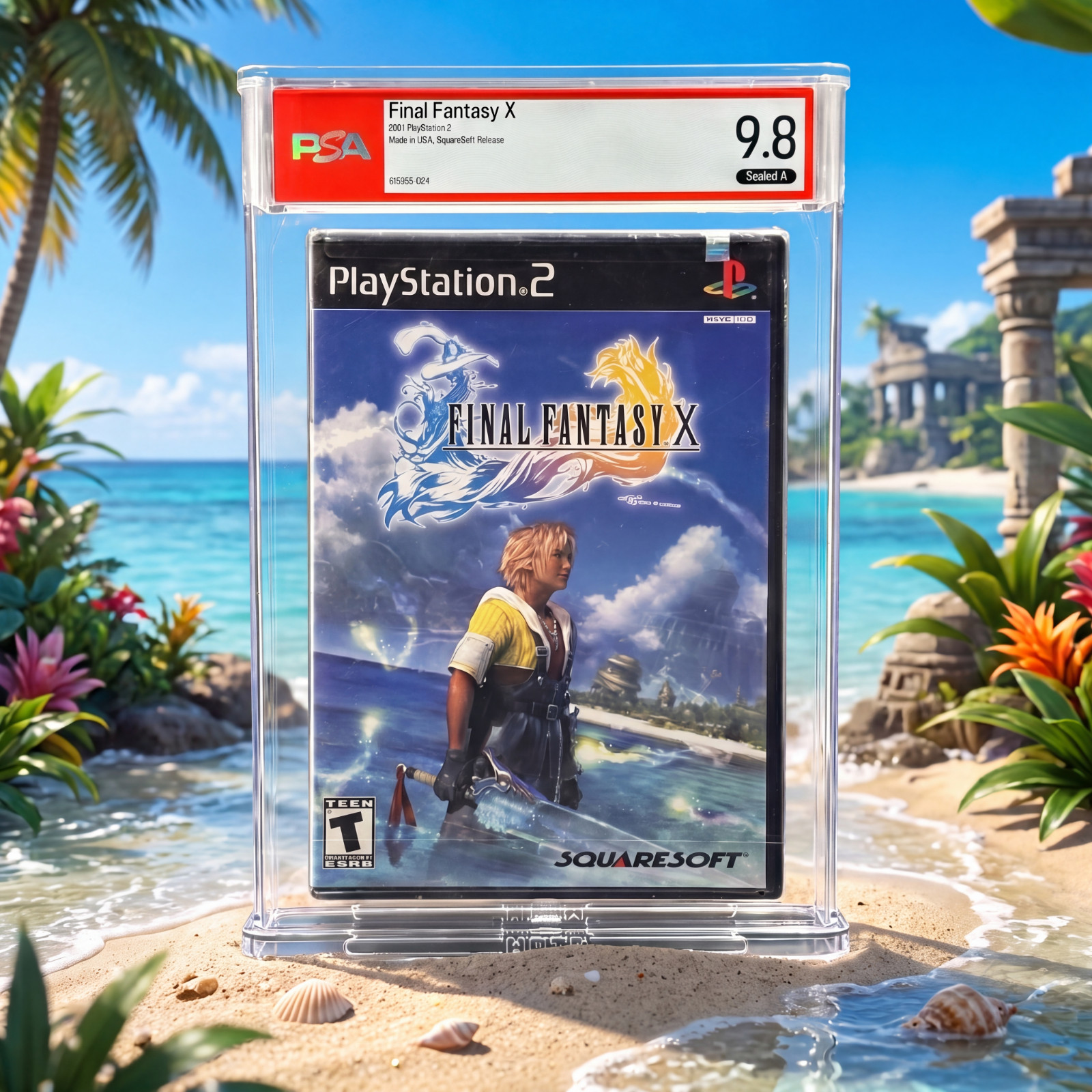 Final Fantasy X • PSA 9.8 A • 1st Print • PlayStation 2