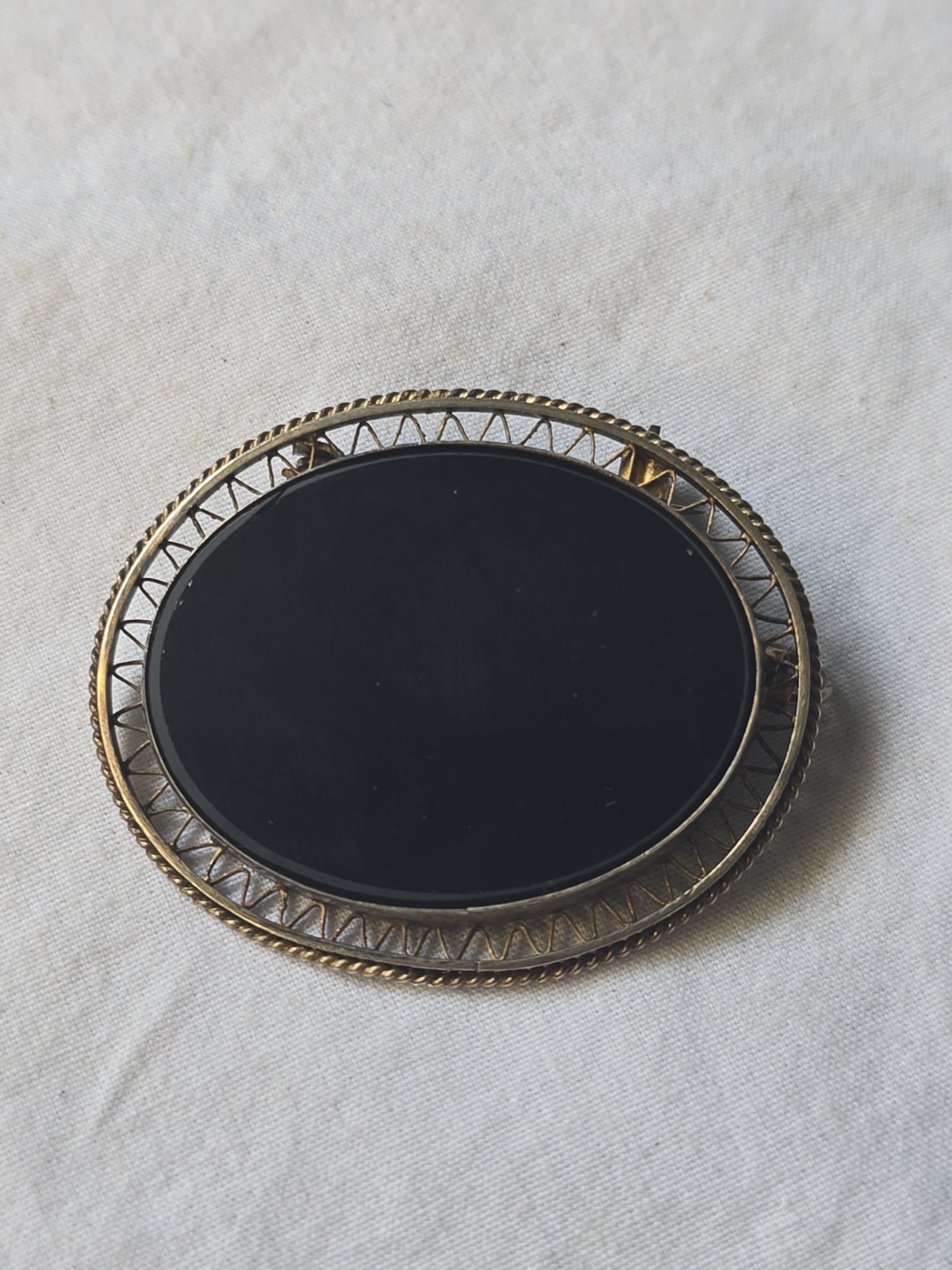 Victorian Large Sterling Silver Mourning Jewelry Brooch Pendant Onyx 11 Grams Victorian Large Sterling Silver Mourning Jewelry Brooch Pendant Onyx 11 Grams