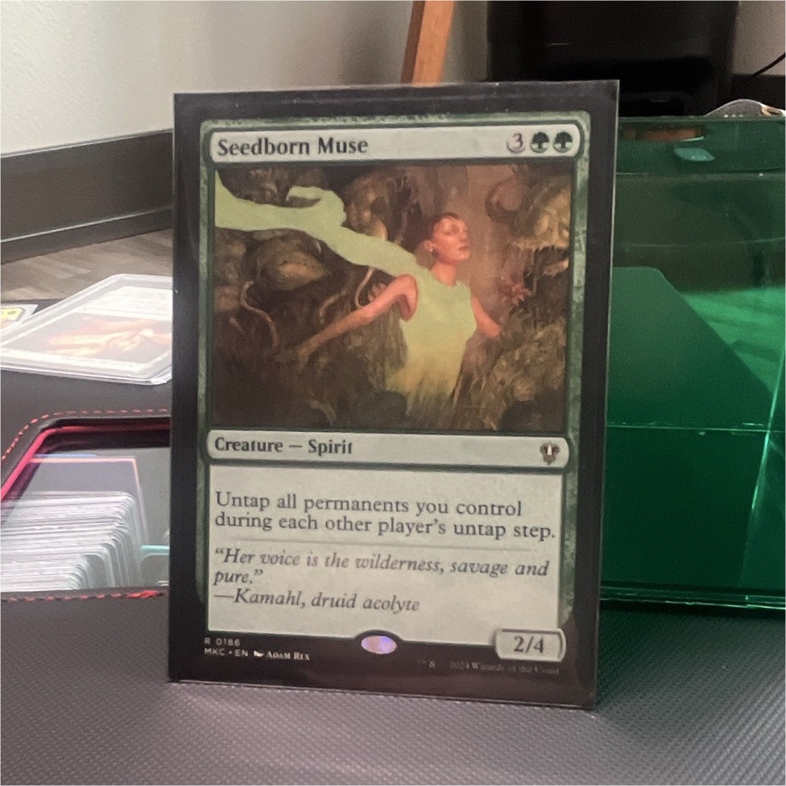 Wizards of the Coast Seedborn Muse Rare Green #186 EN Commander 2019