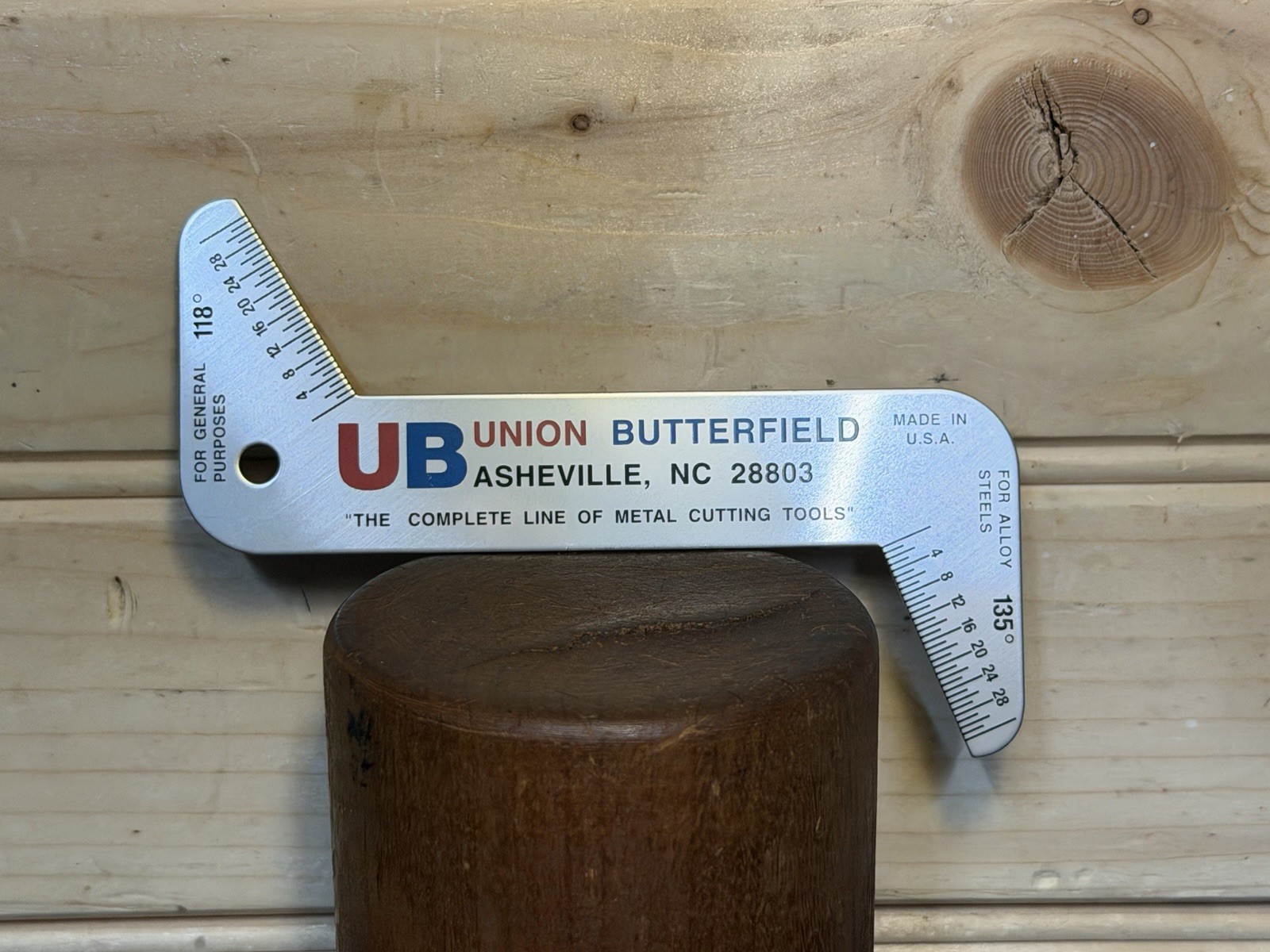 Vintage Union Butterfield Drill Multi Point Drill Gage Angle Made in the USA