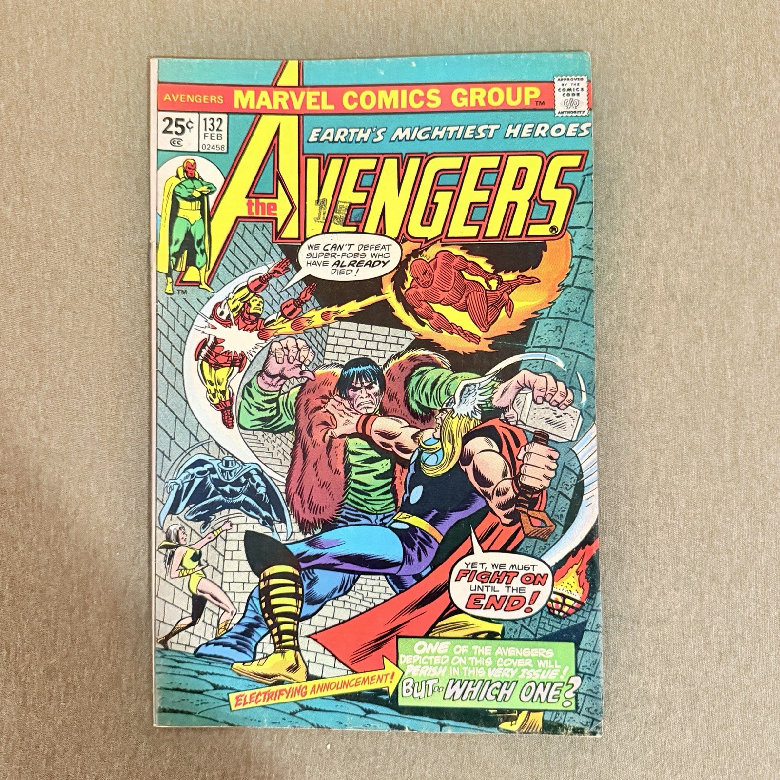 The Avengers #132 (Marvel Comics February 1975)
