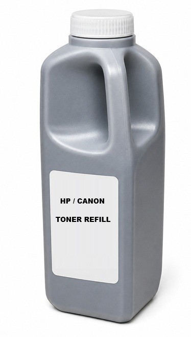 UNIVERSAL COMPATIBLE BULK BLACK TONER REFILL FOR HP LASERJET / CANON (1kg)