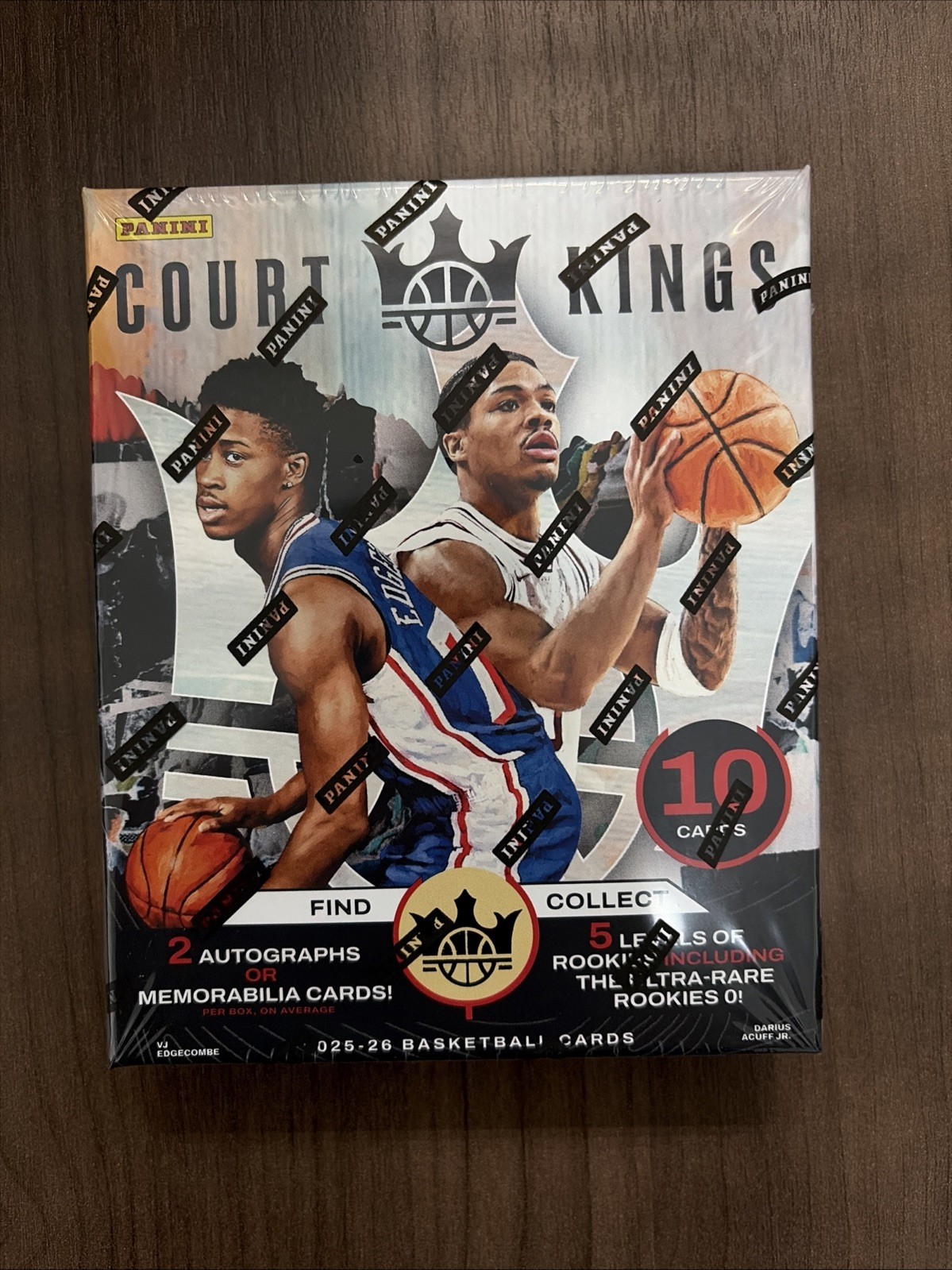 2025-26 Panini Court Kings Basketball NBA Factory Sealed Hobby Box