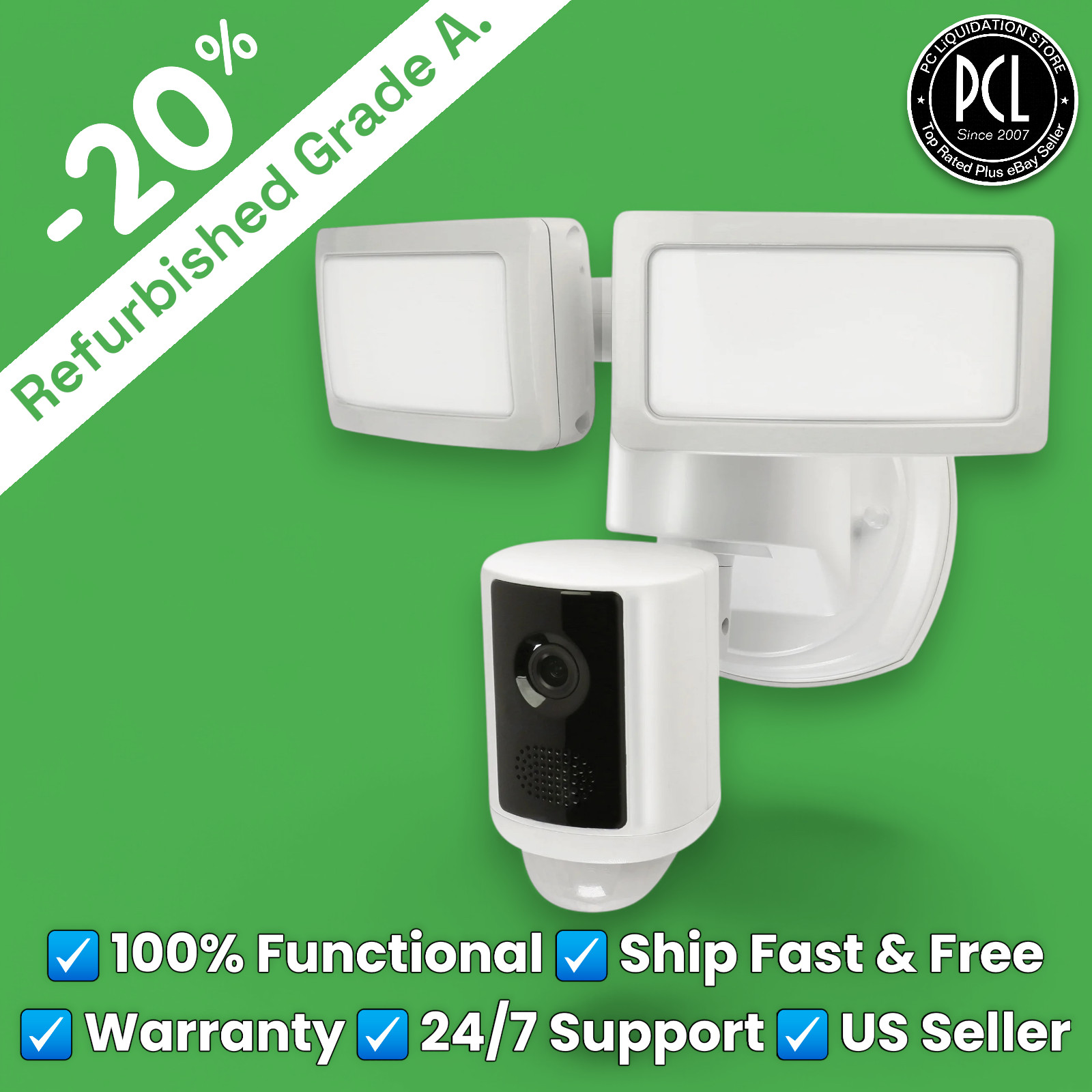 ✅ Feit Electric 1080P HD Smart Flood Light Security Camera - White SEC3000CAM ✅ ✅ Feit Electric 1080P HD Smart Flood Light Security Camera - White SEC3000CAM ✅