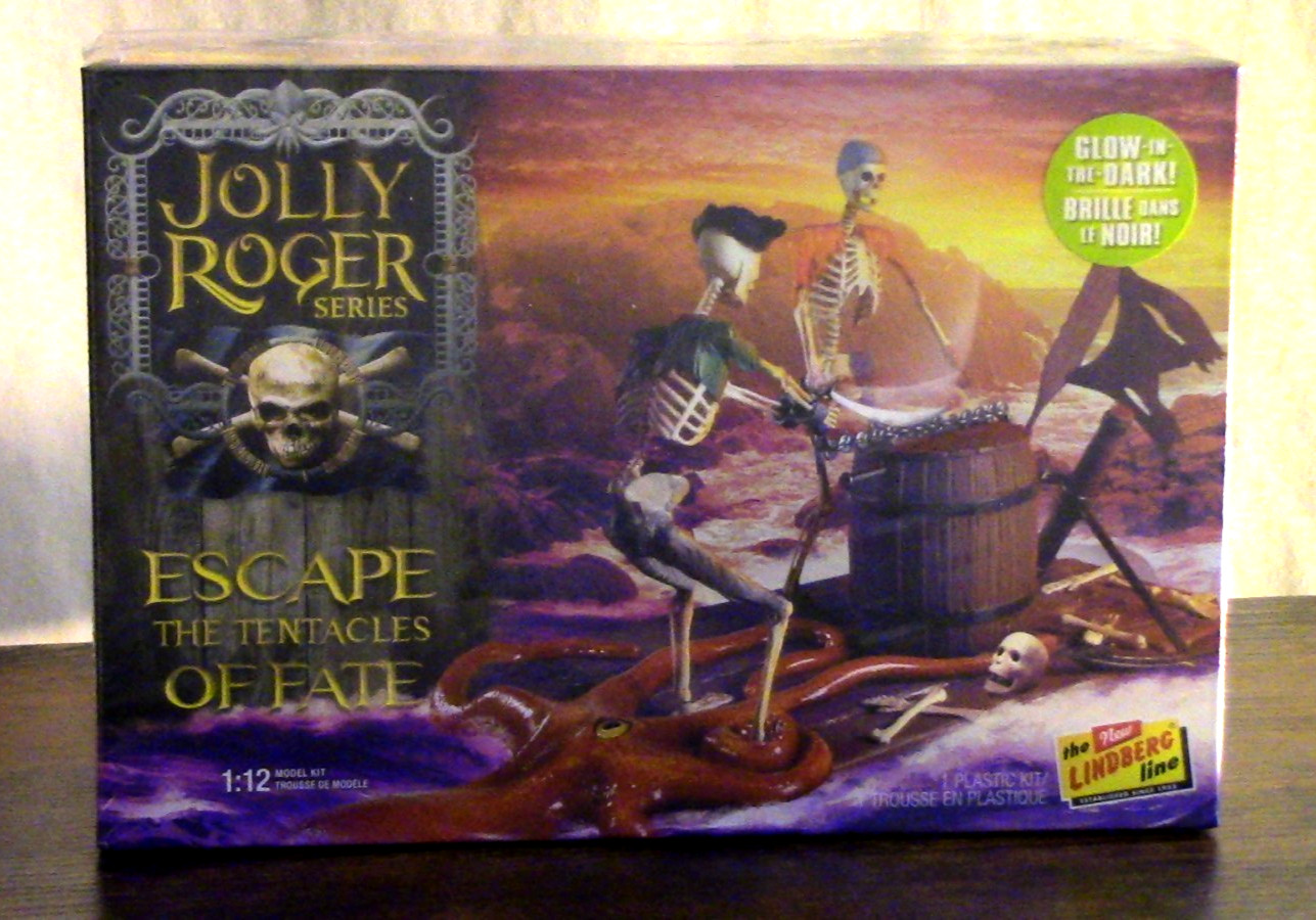 Lindberg Jolly Roger Escape Tentacles of Fate -12 - #615 Glow In The Dark NIB