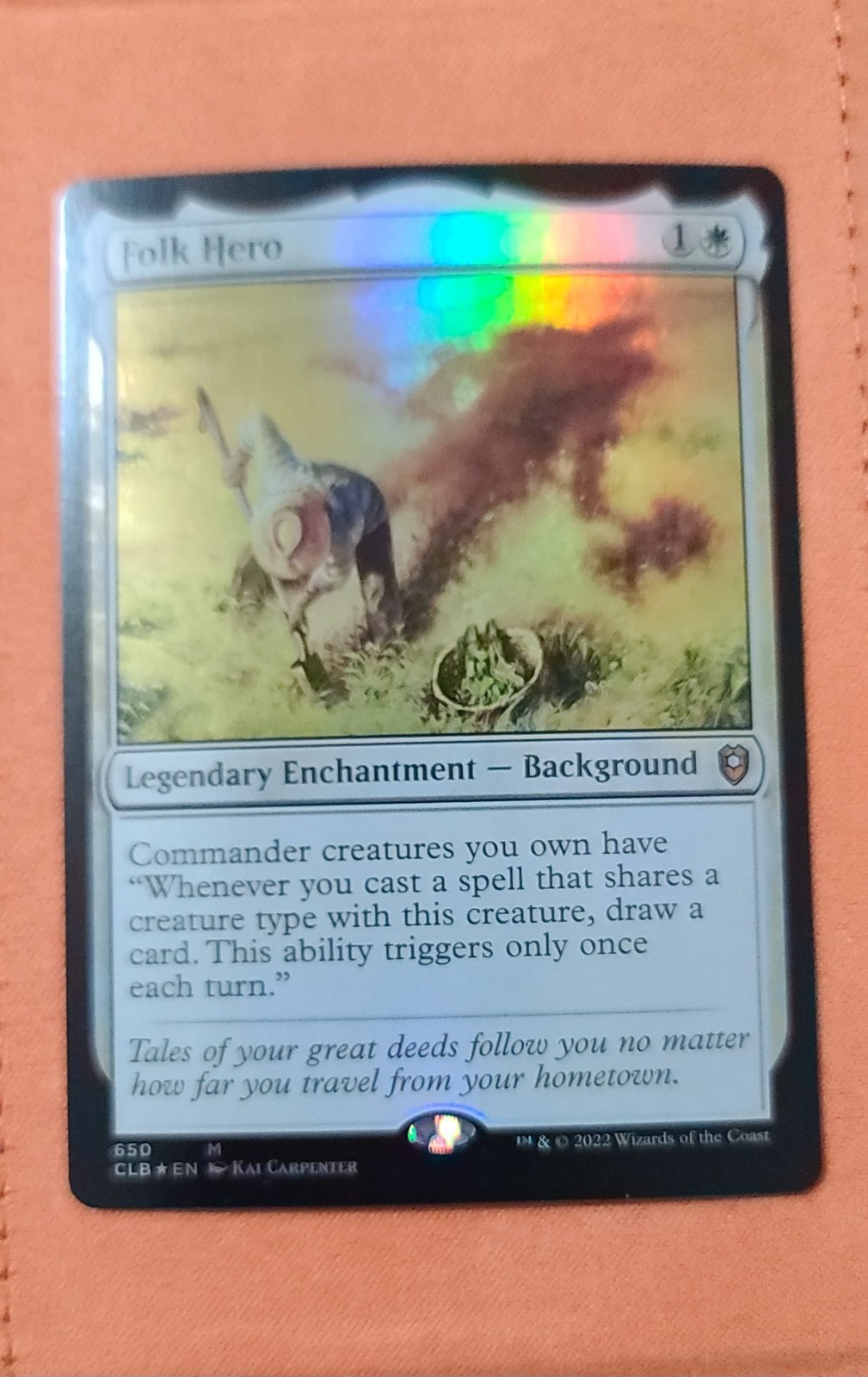 Folk Hero Commander Legends: Battle for Baldur's Gate Foil