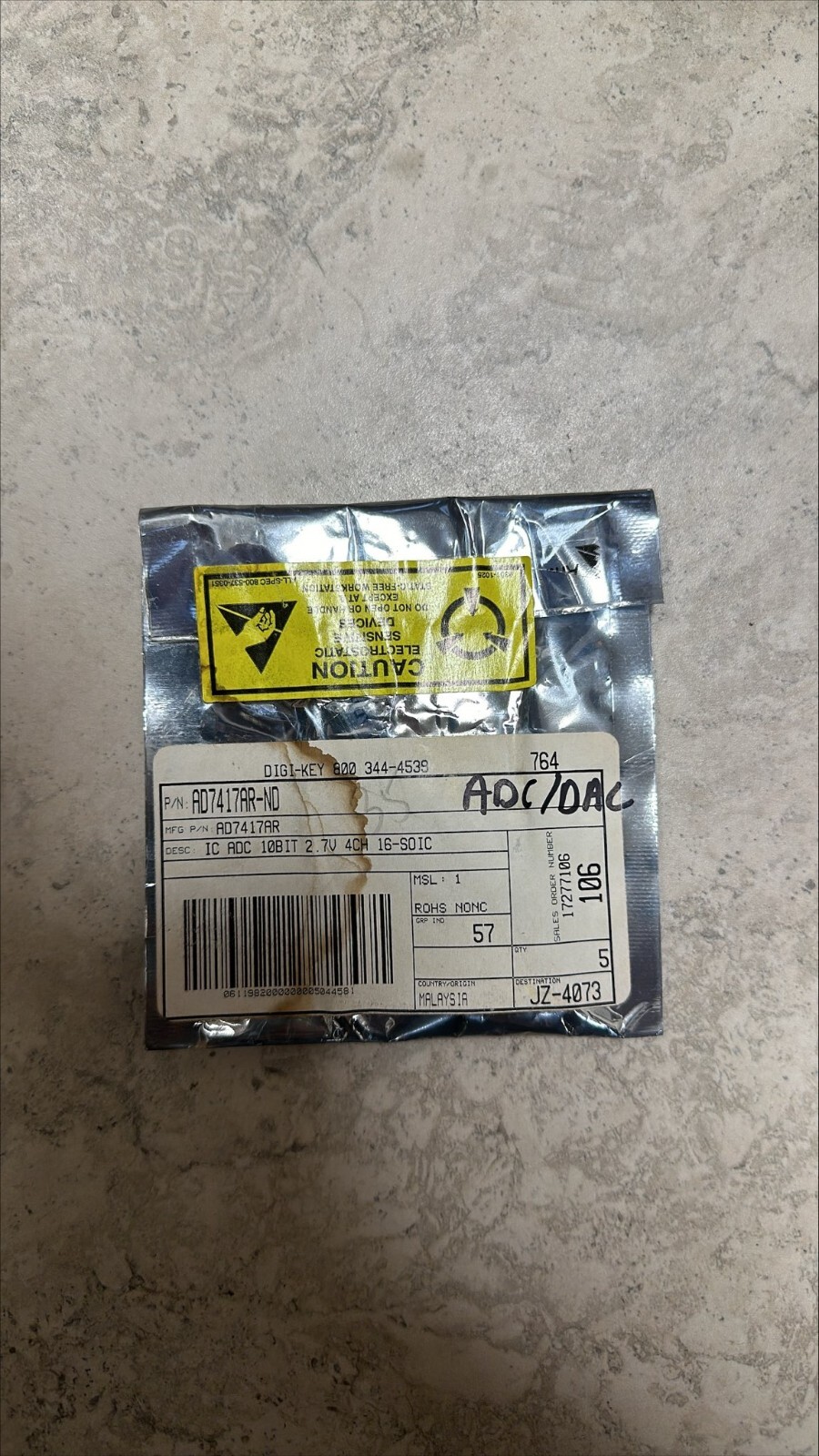 57 Pieces of AD7417AR