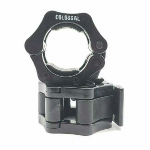 Colossal 2pc 50mm Olympic Weight Bar Collars Barbell Weightlifting Locking Clamp