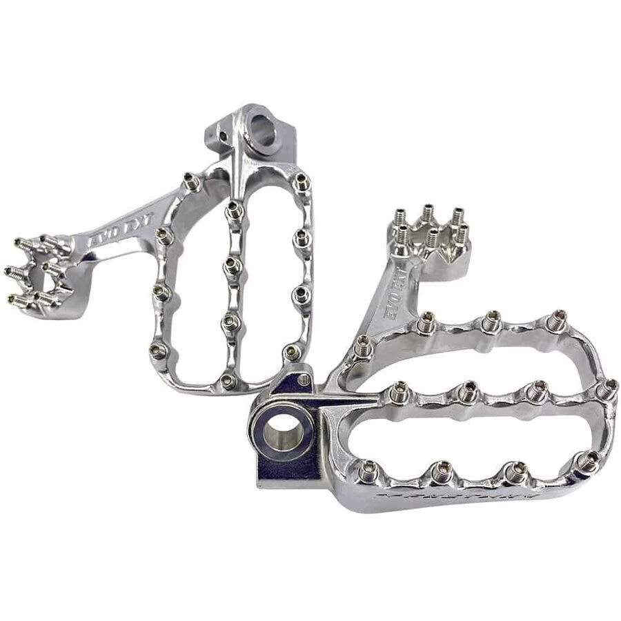 Fastway Evolution EXT Footpegs - Pegs Only - Stainless Steel, Standard