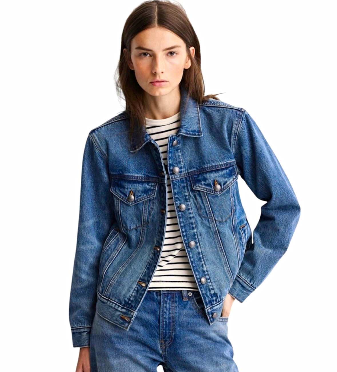NWT GAP A.P.C. Women\'s Denim Jacket Size S NWT GAP A.P.C. Women\'s Denim Jacket Size S