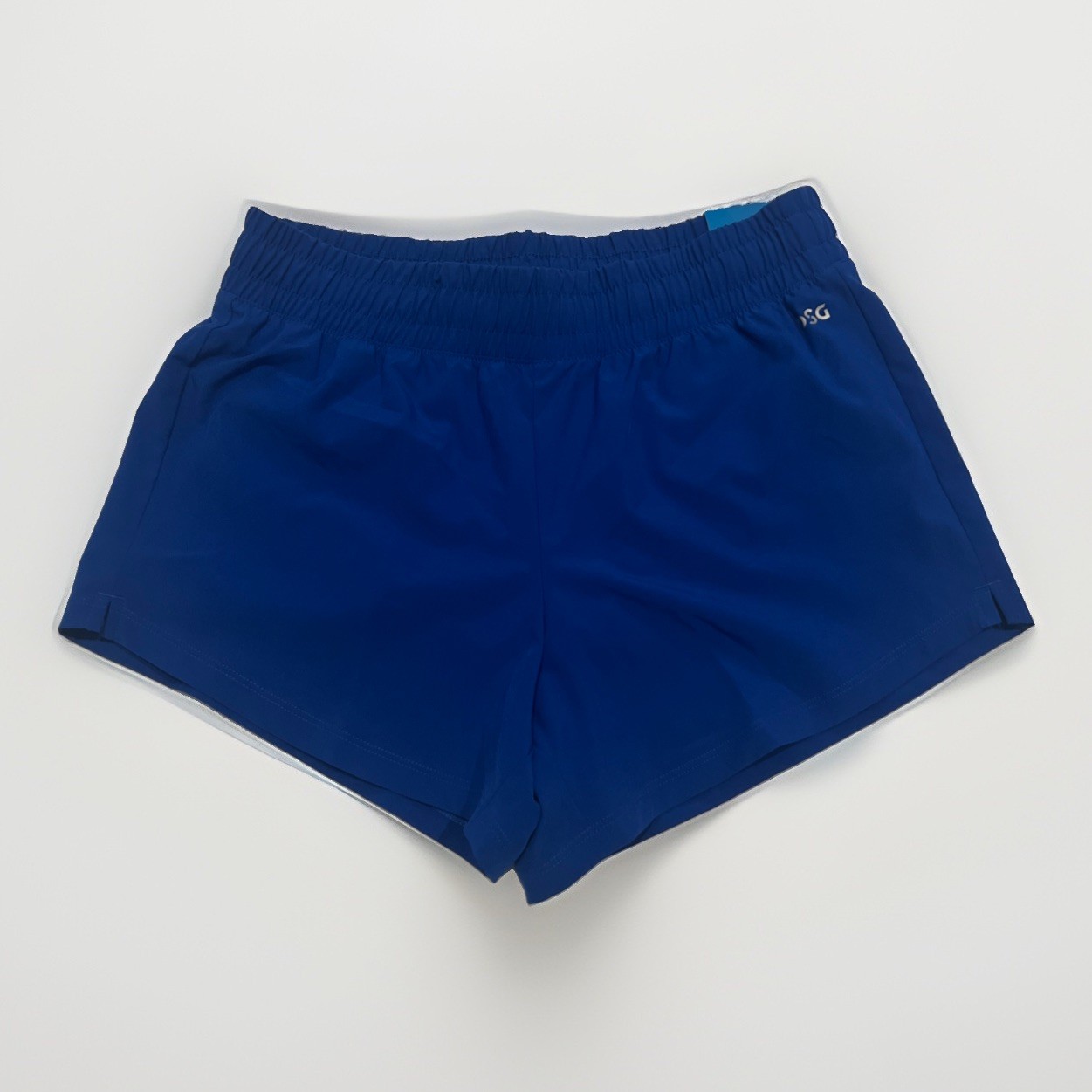 NEW DSG Girls Running Stride Royal Blue Shorts, Built In Briefs Size Med NWT