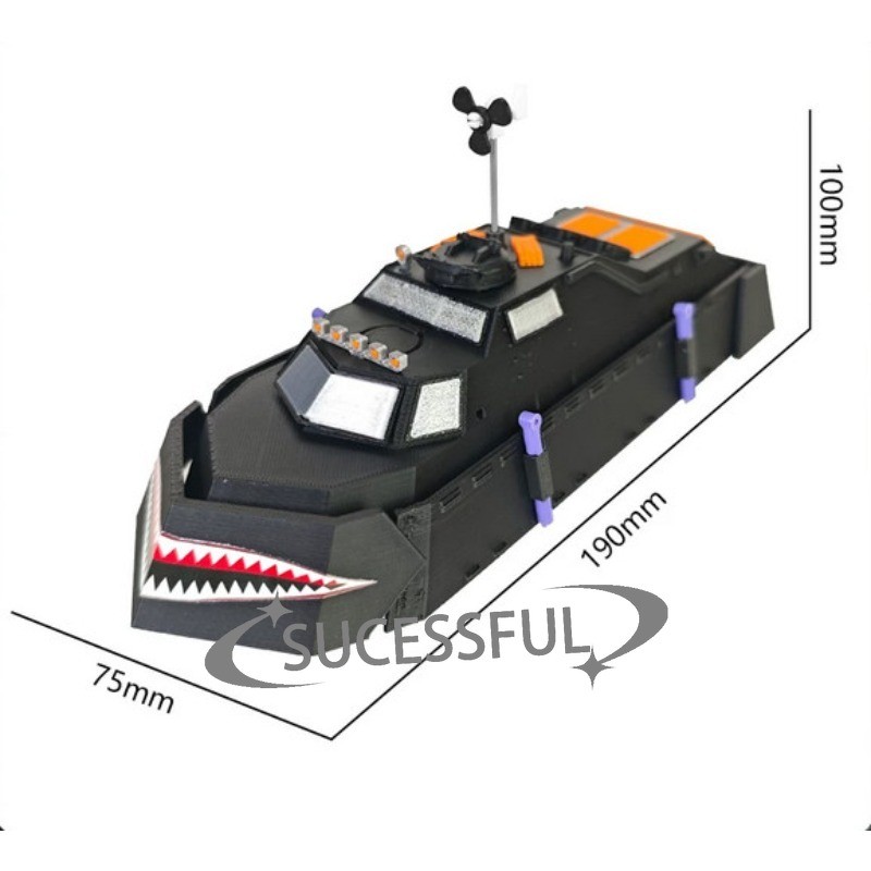 1:64 Clown 2 Storm Chaser Tornado Boxer Liftable Deployable Detailed Model