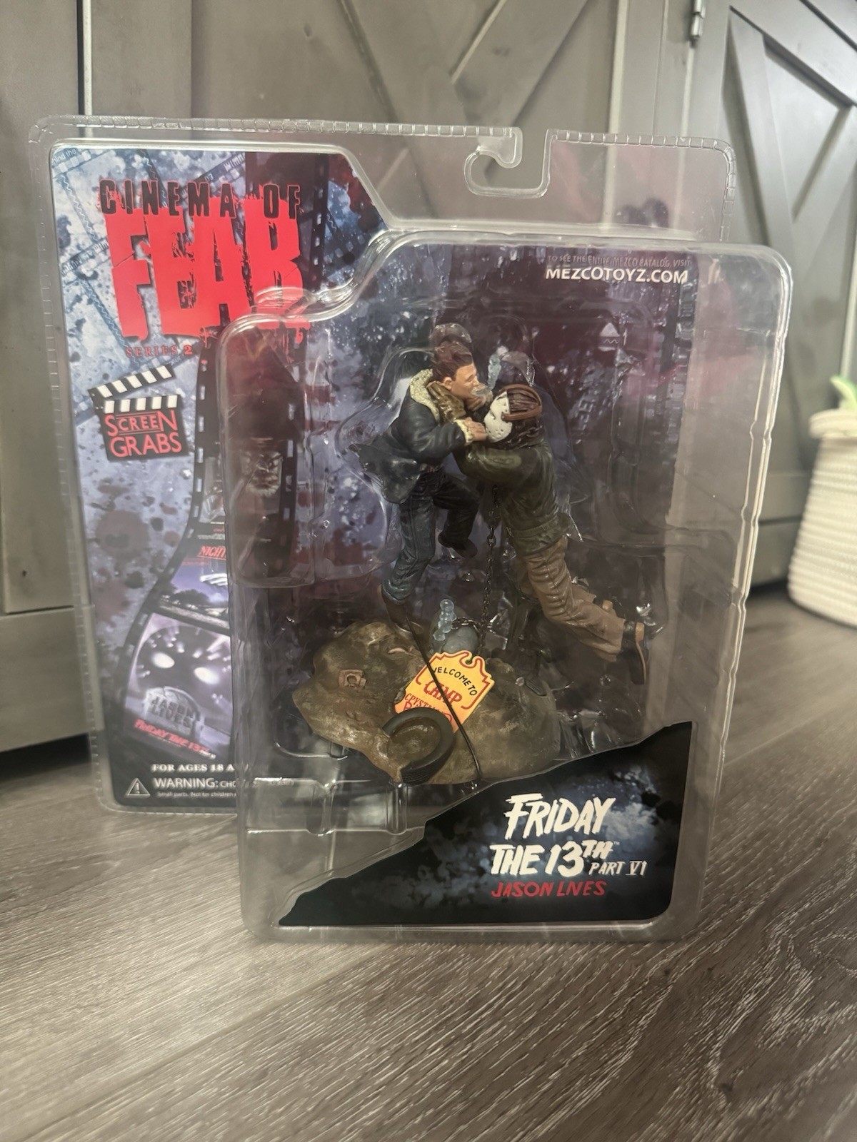 Cinema of Fear Friday the 13th Part 6 Jason Lives Figure Diorama Voorhees Mezco Cinema of Fear Friday the 13th Part 6 Jason Lives Figure Diorama Voorhees Mezco