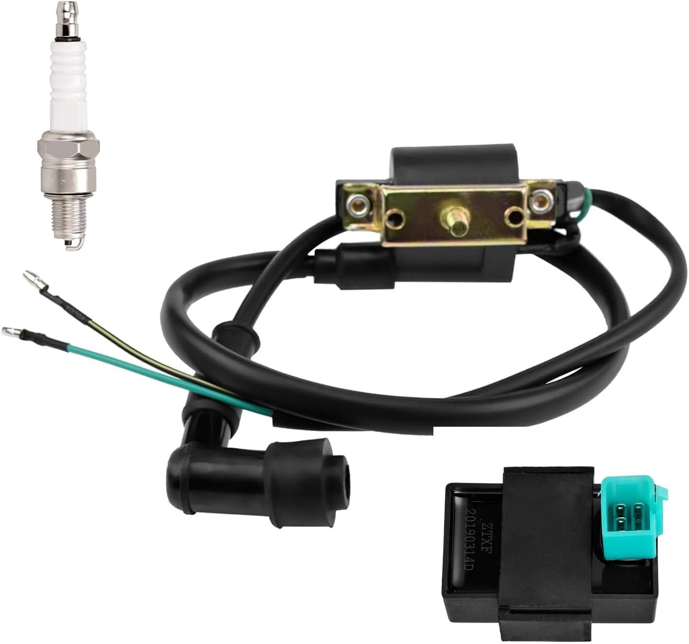 Ignition Coil 5 Pin CDI Box Kit For 50cc 70cc 90cc 110cc 125cc 4 Wheeler ATV