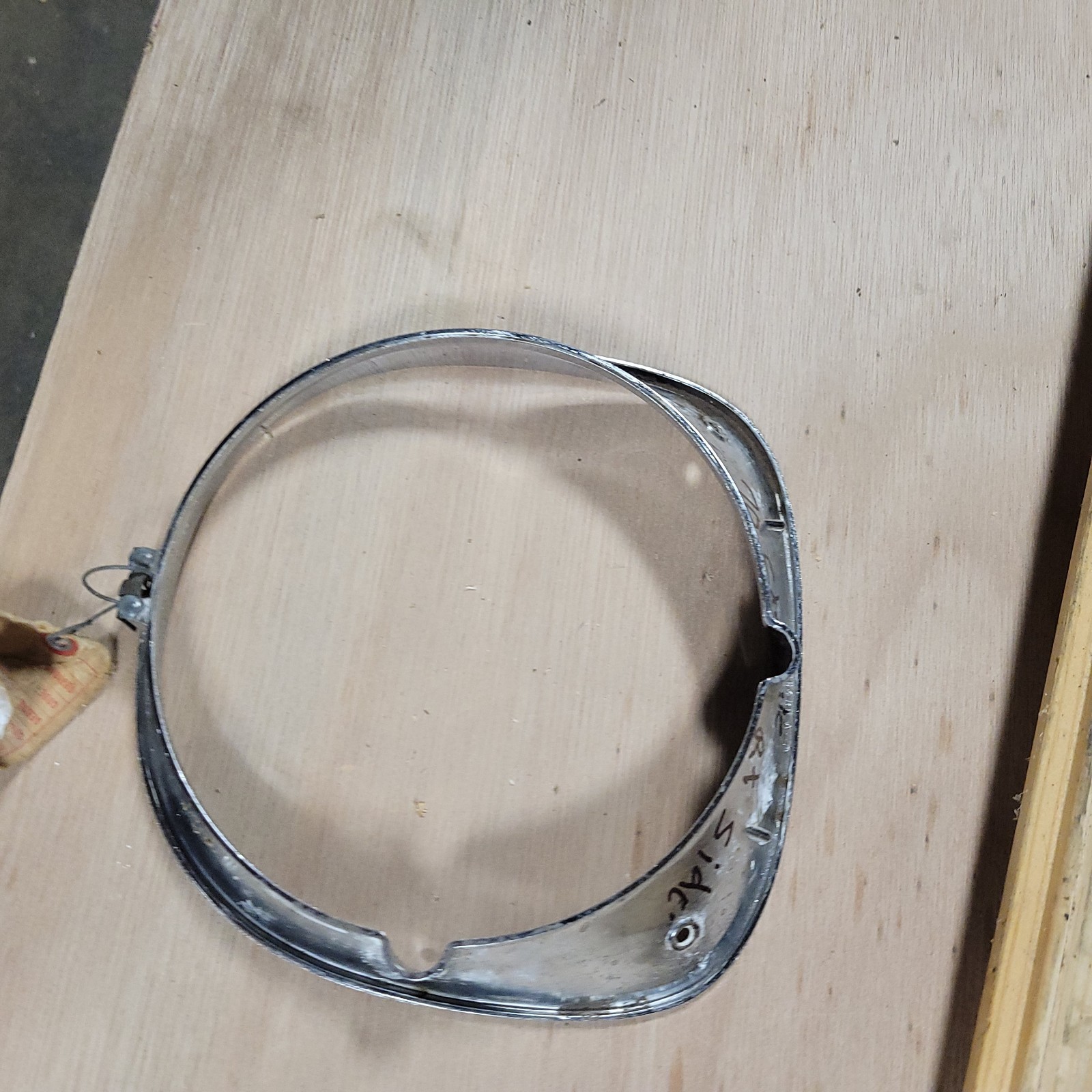 Nos 1965 Impala Exc Ss Left Side Inner And Outer Headlight Bezels